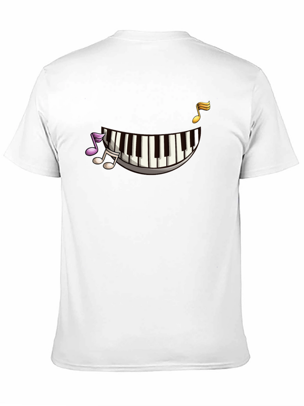 Musical Piano Keys Graphic T-Shirt