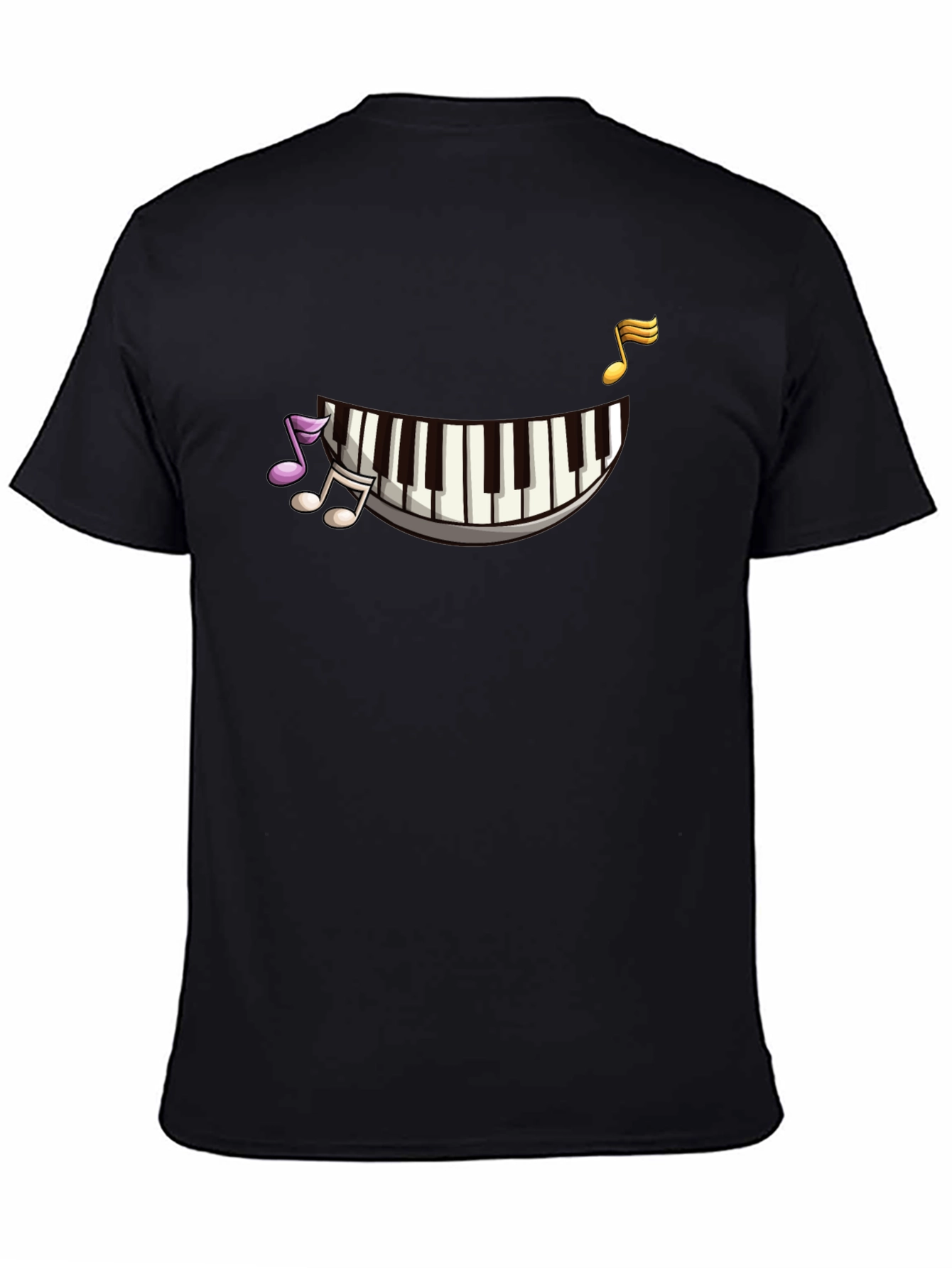 Musical Piano Keys Graphic T-Shirt
