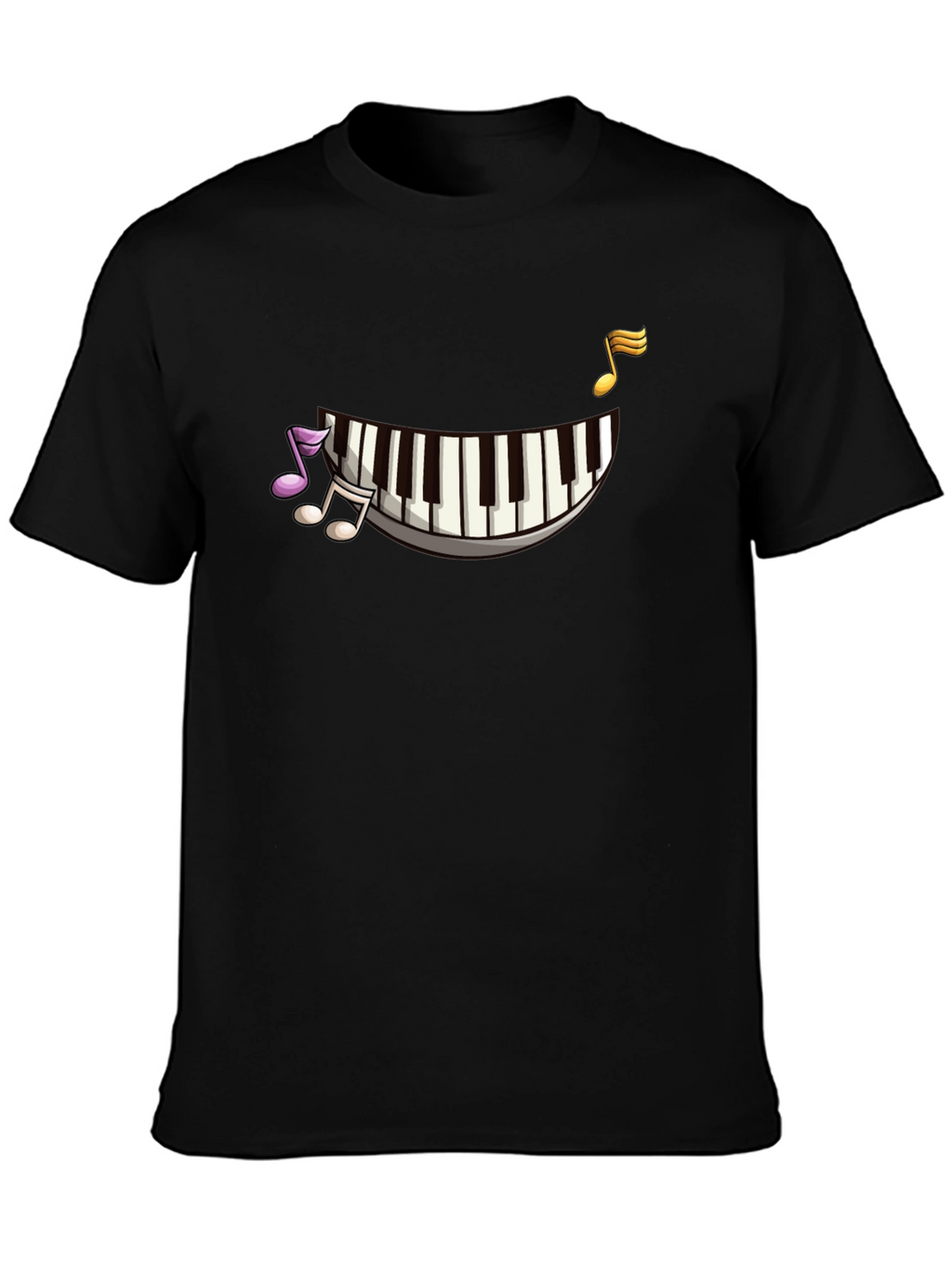 Musical Piano Keys Graphic T-Shirt