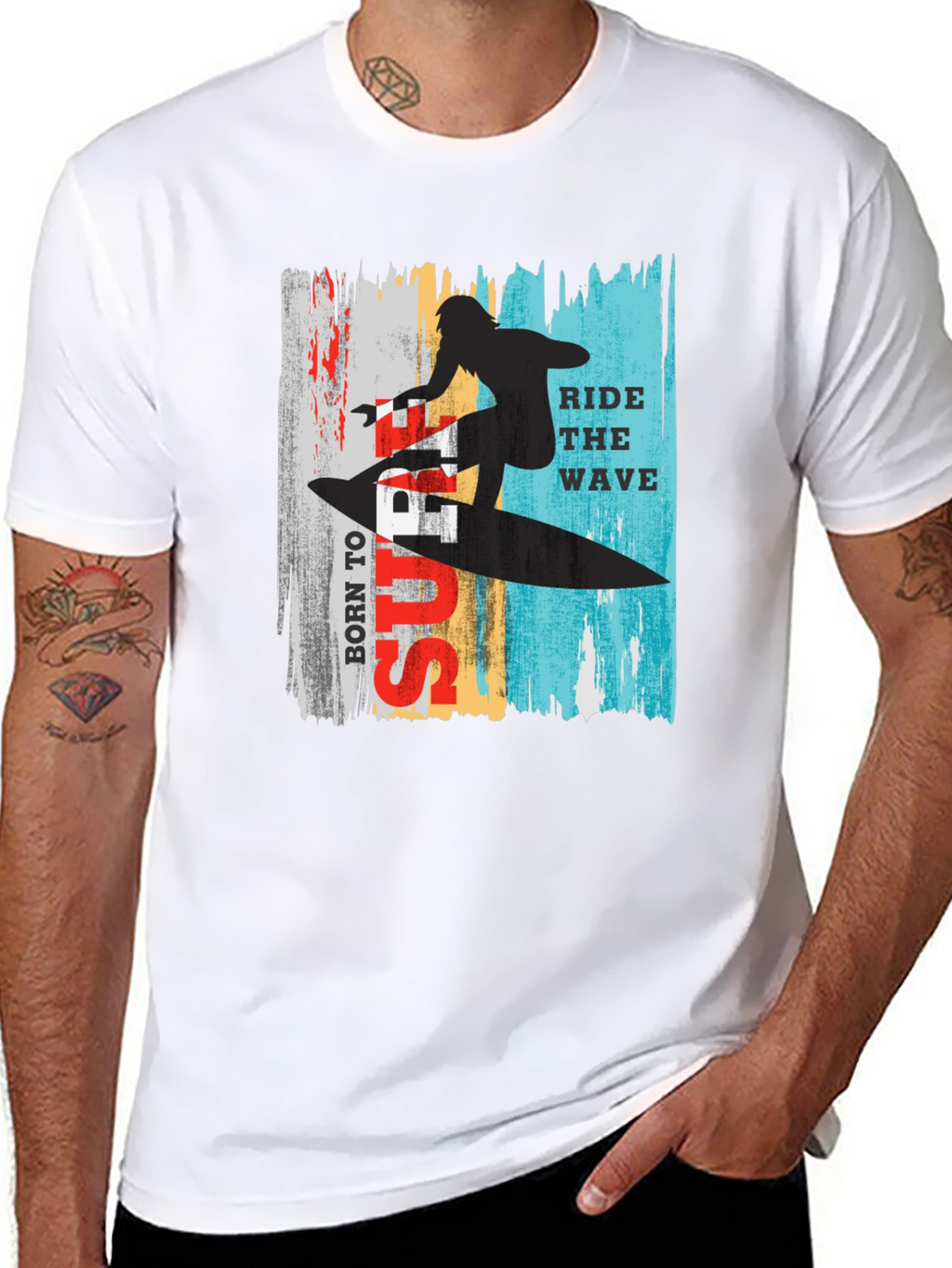 Born to Surf Graphic T-Shirt
