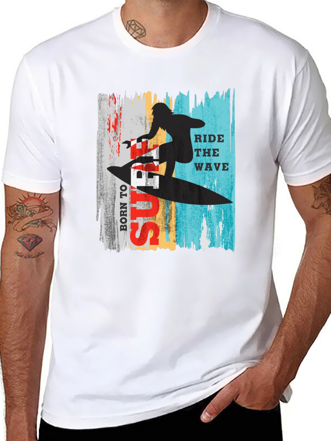 Born to Surf Graphic T-Shirt