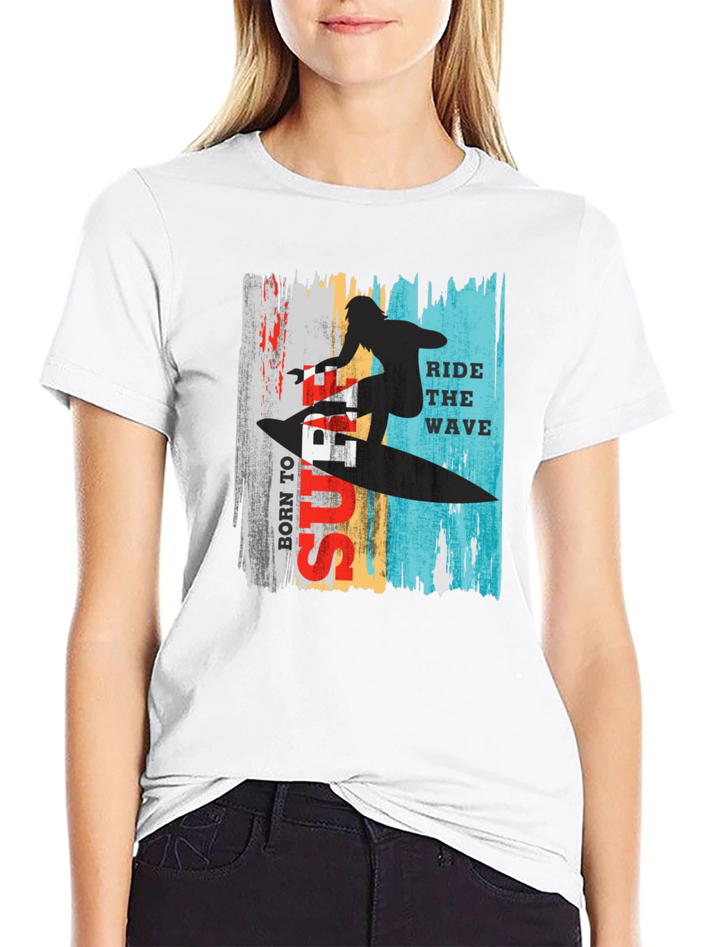 Born to Surf Graphic T-Shirt