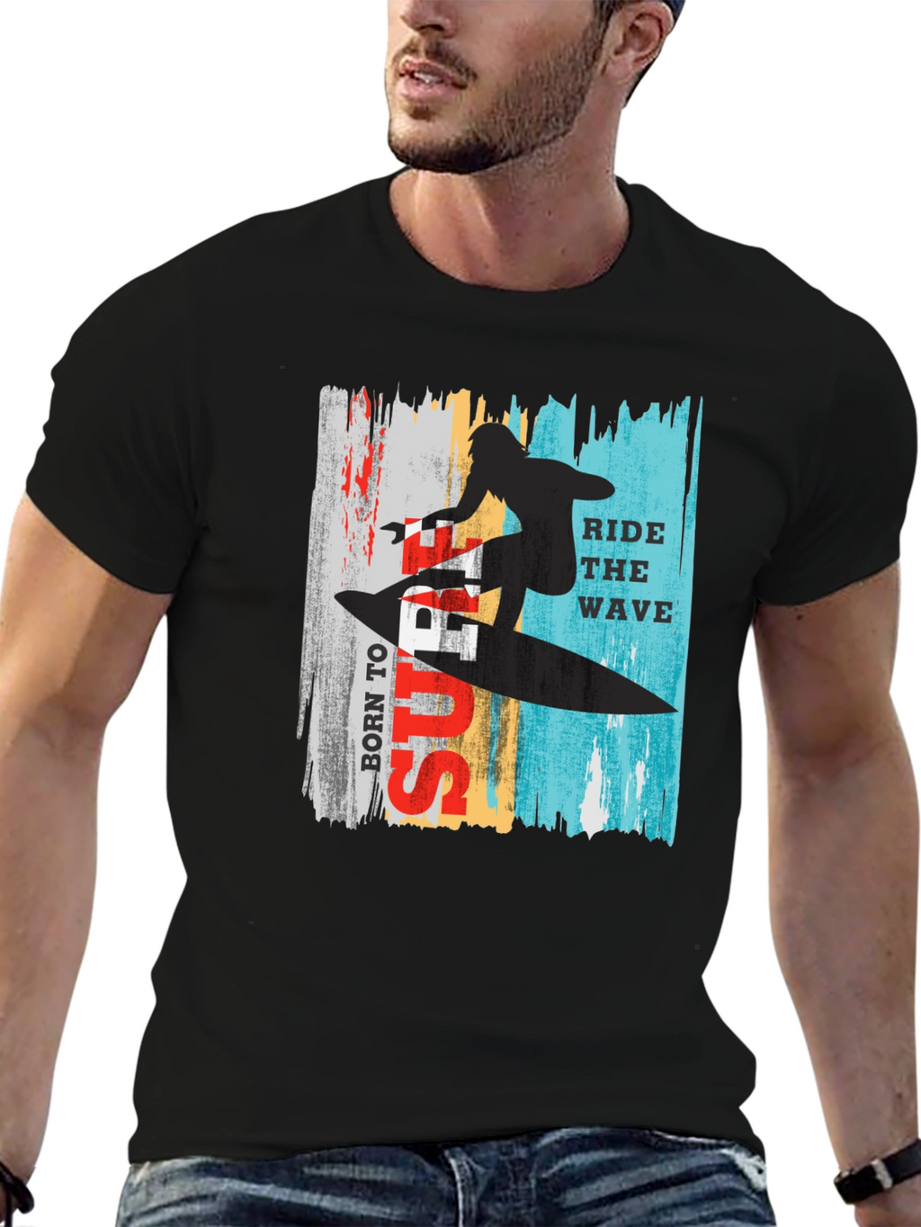 Born to Surf Graphic T-Shirt