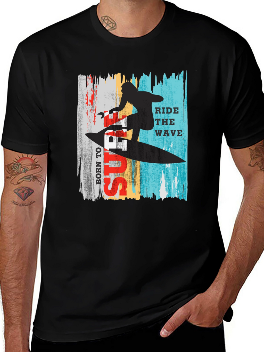Born to Surf Graphic T-Shirt