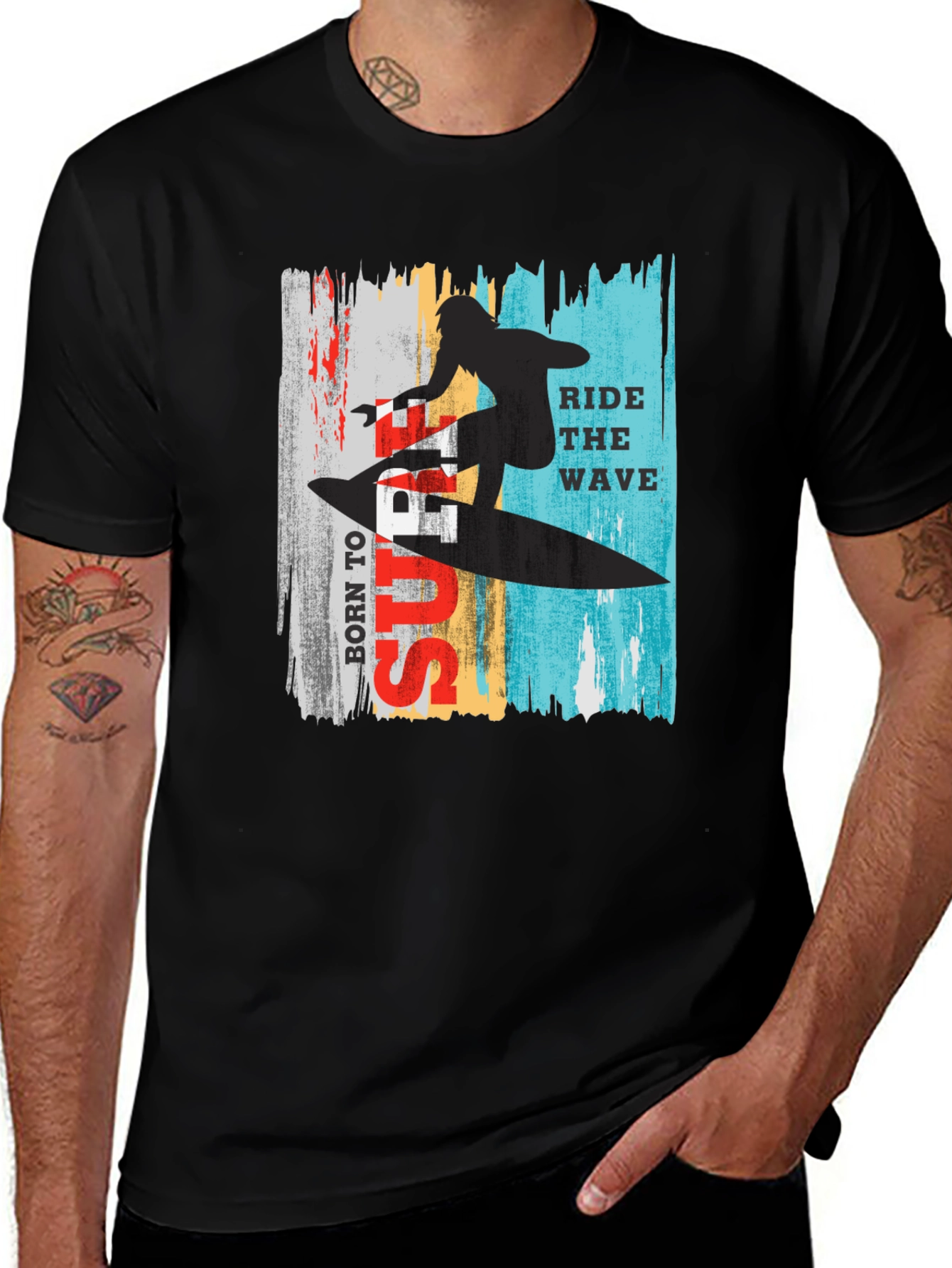 Born to Surf Graphic T-Shirt