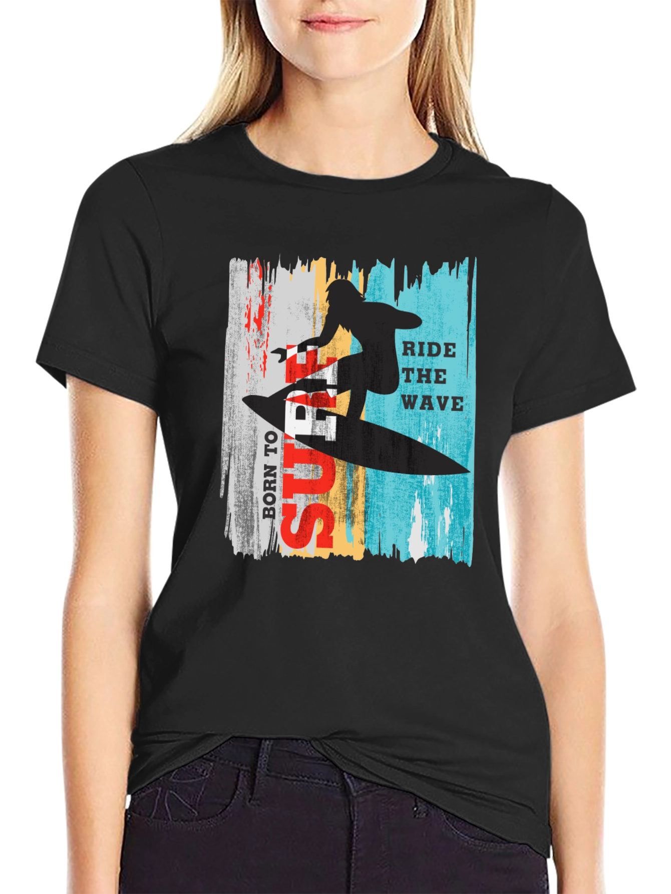 Born to Surf Graphic T-Shirt