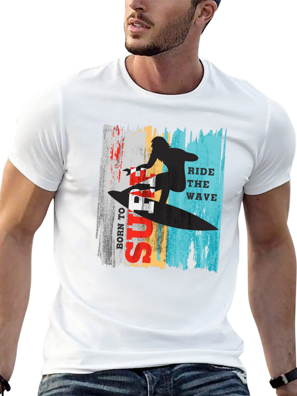 Born to Surf Graphic T-Shirt