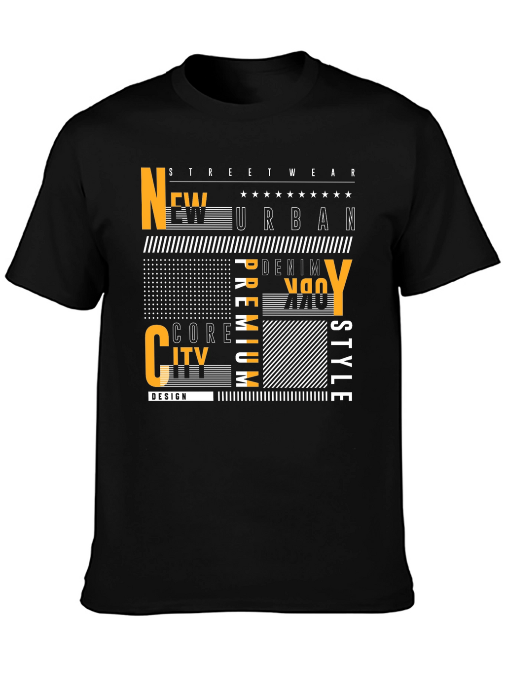 Urban Style Graphic Print Mens T-Shirt