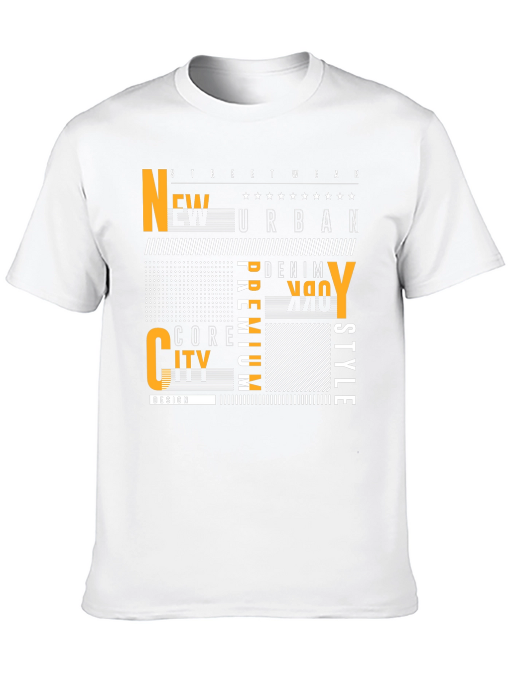 Urban Style Graphic Print Mens T-Shirt