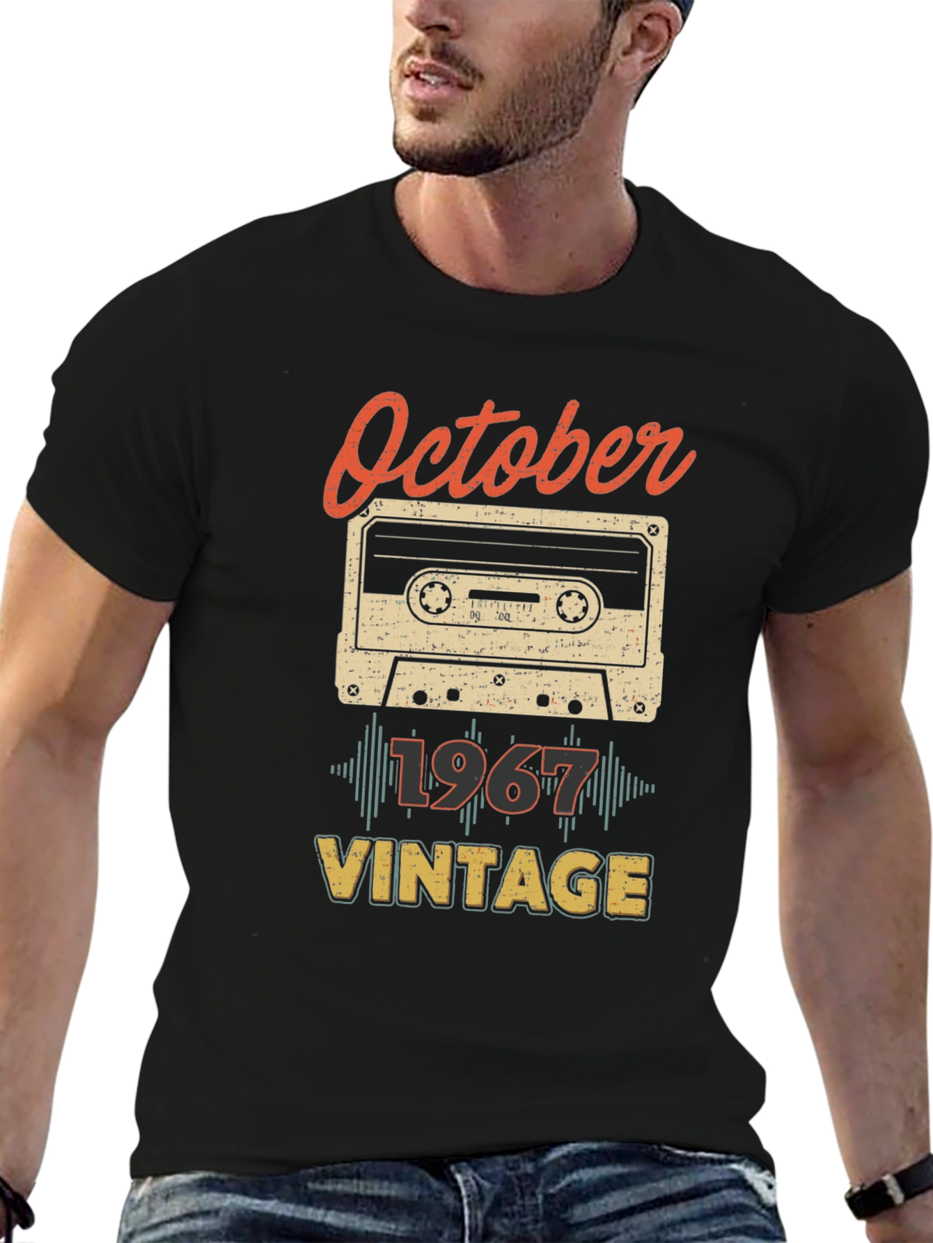 October 1967 Vintage Cassette Tape T-Shirt