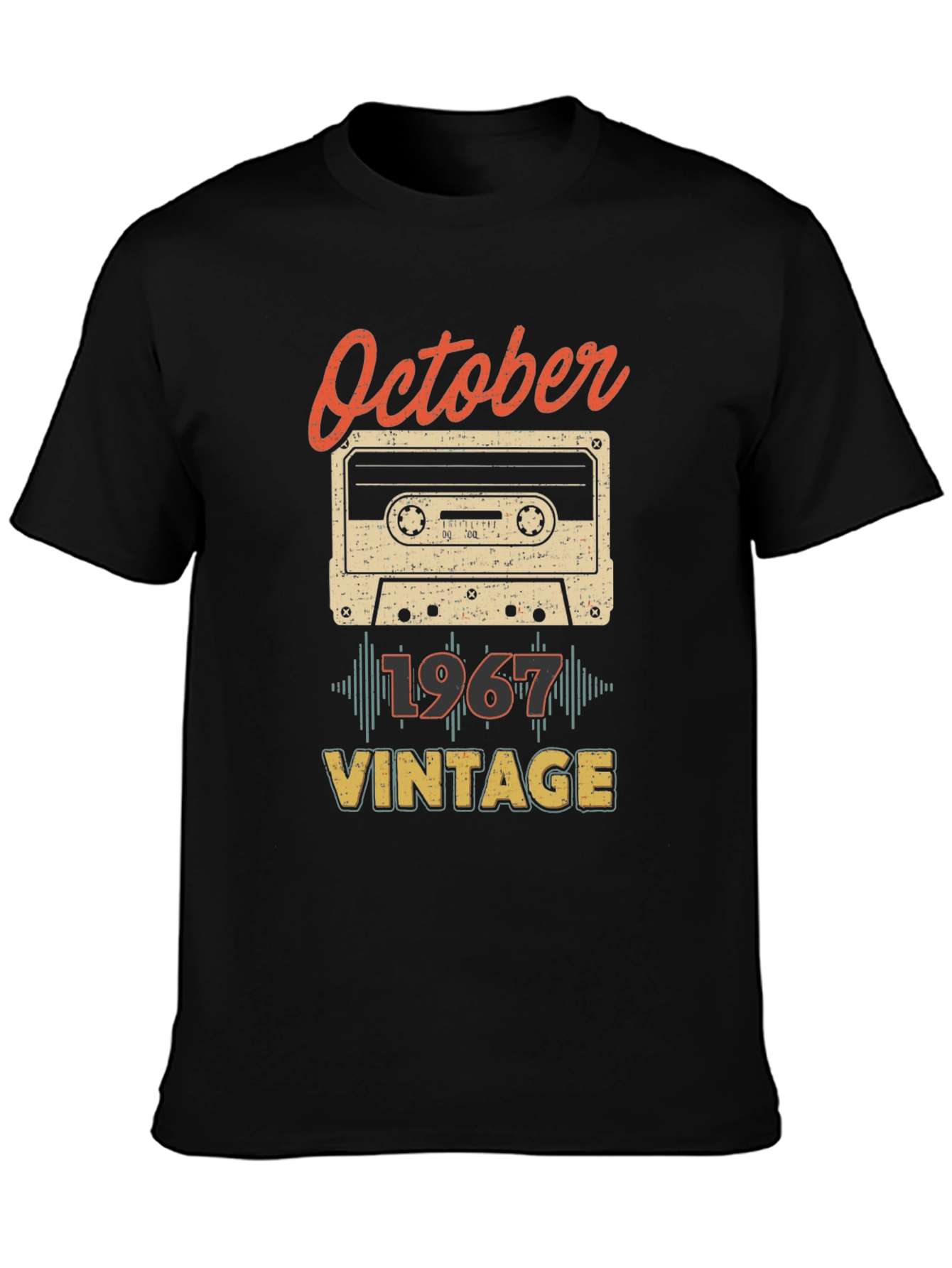 October 1967 Vintage Cassette Tape T-Shirt