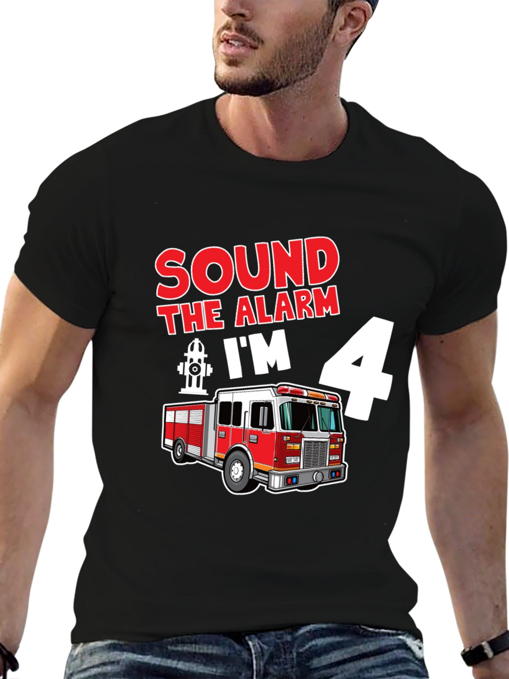 Sound the Alarm Im 4 Fire Truck T-Shirt