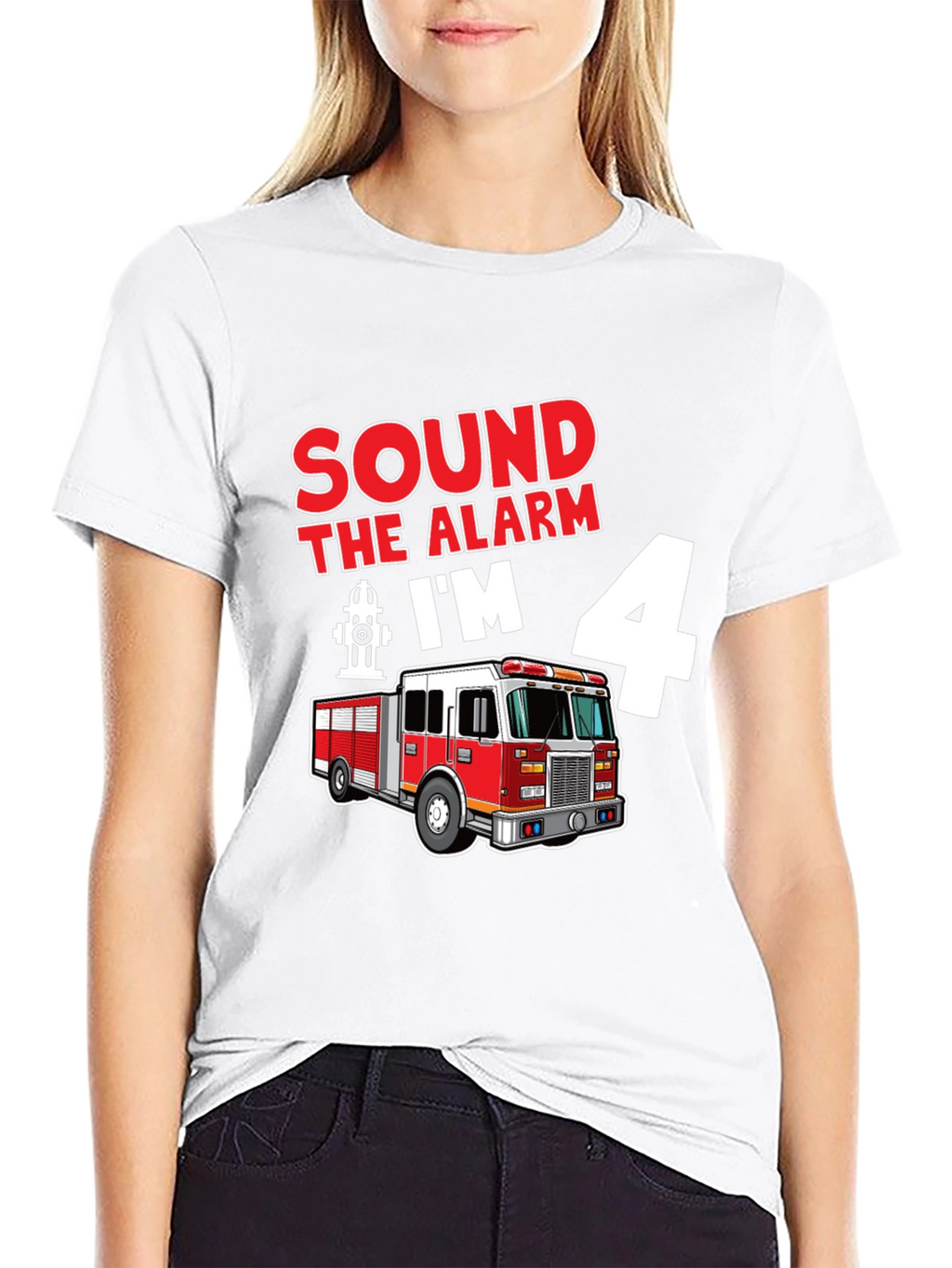 Sound the Alarm Im 4 Fire Truck T-Shirt