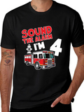 Sound the Alarm Im 4 Fire Truck T-Shirt