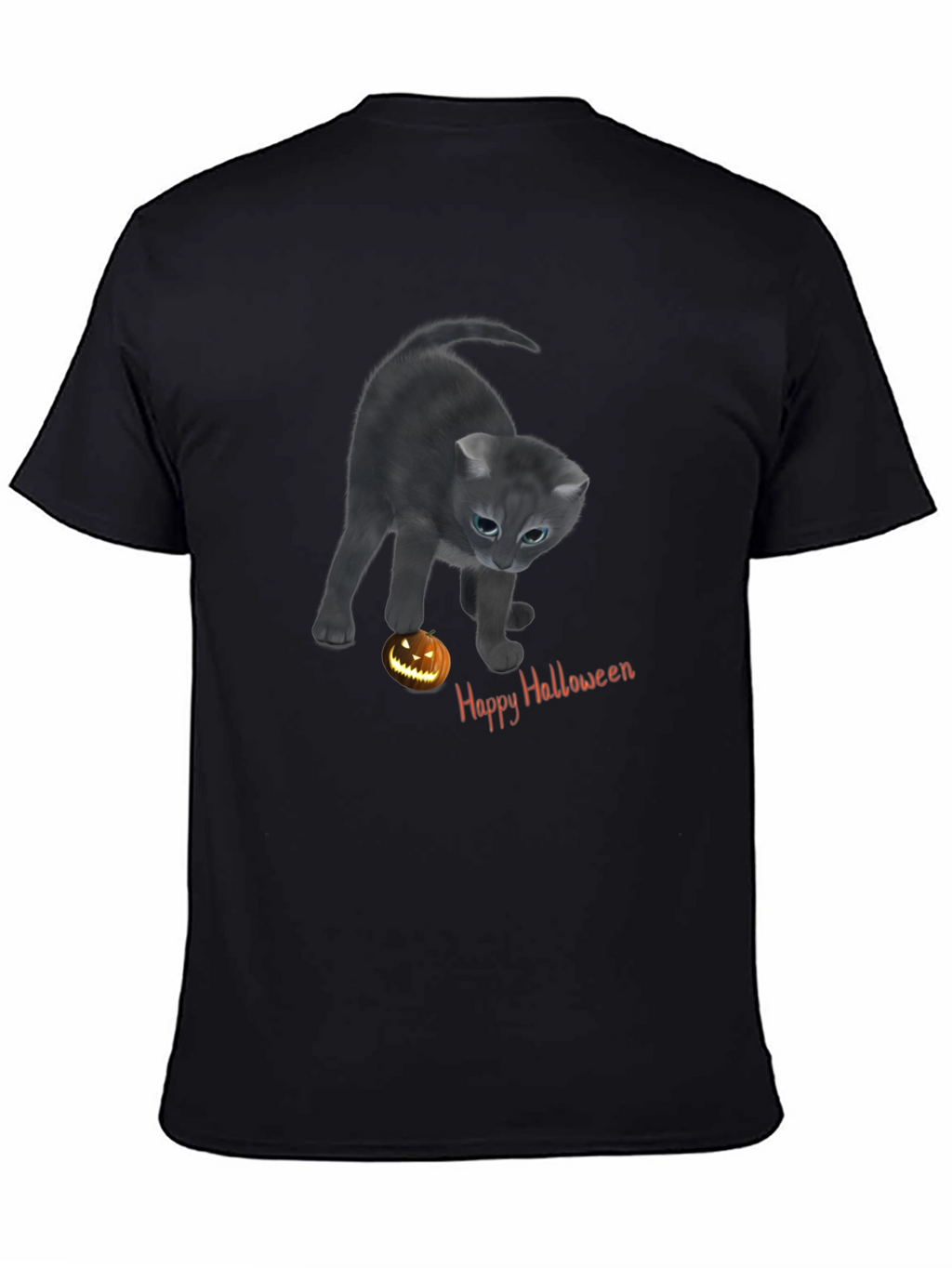Halloween Cat T-Shirt - Spooky Season Style