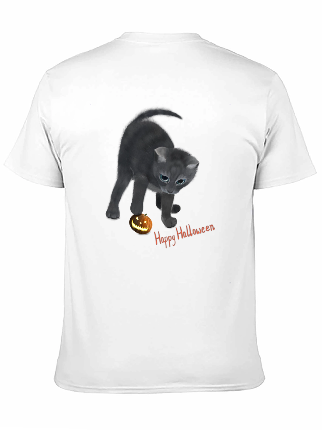 Halloween Cat T-Shirt - Spooky Season Style