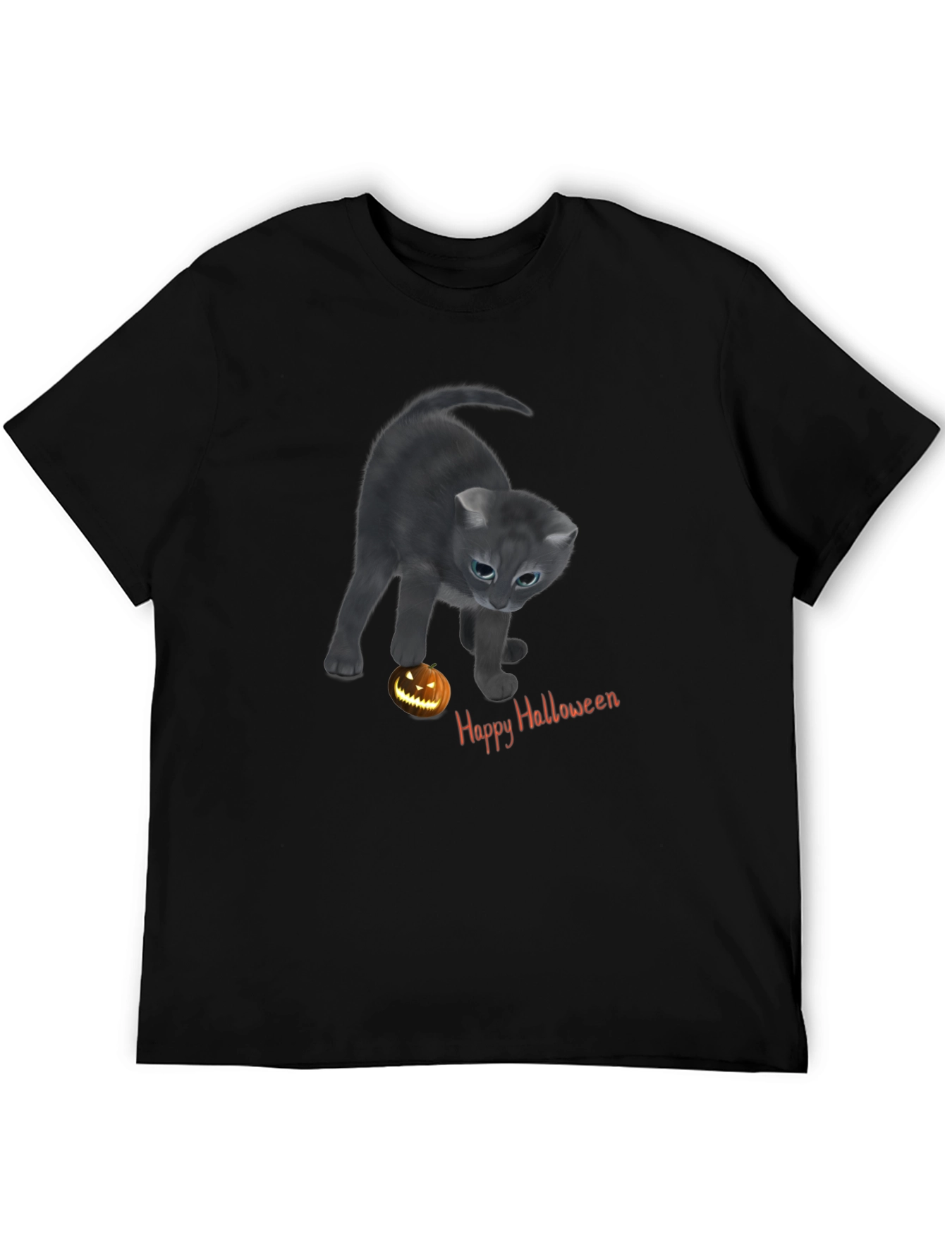 Halloween Cat T-Shirt - Spooky Season Style