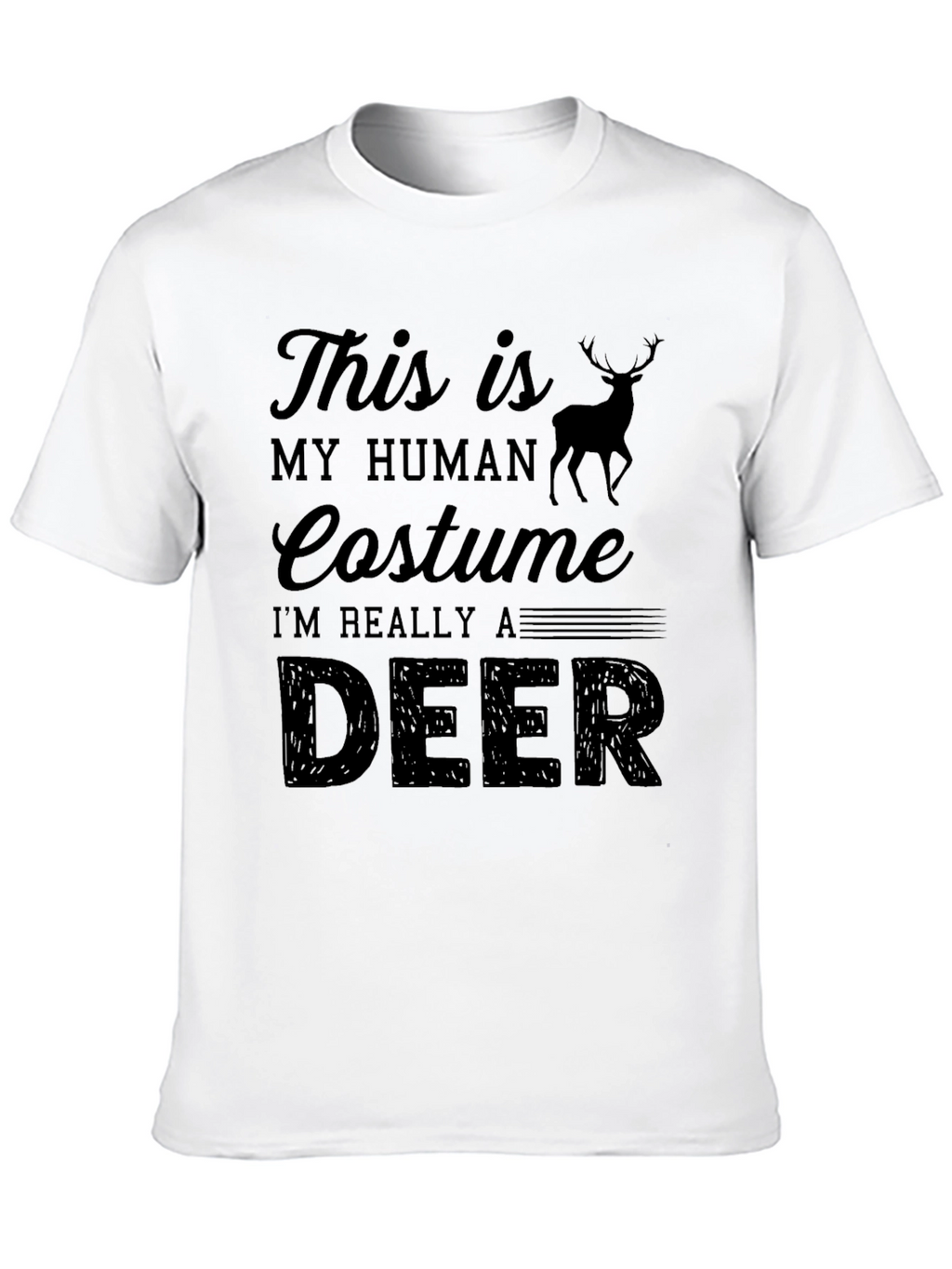 Funny Deer Costume T-Shirt