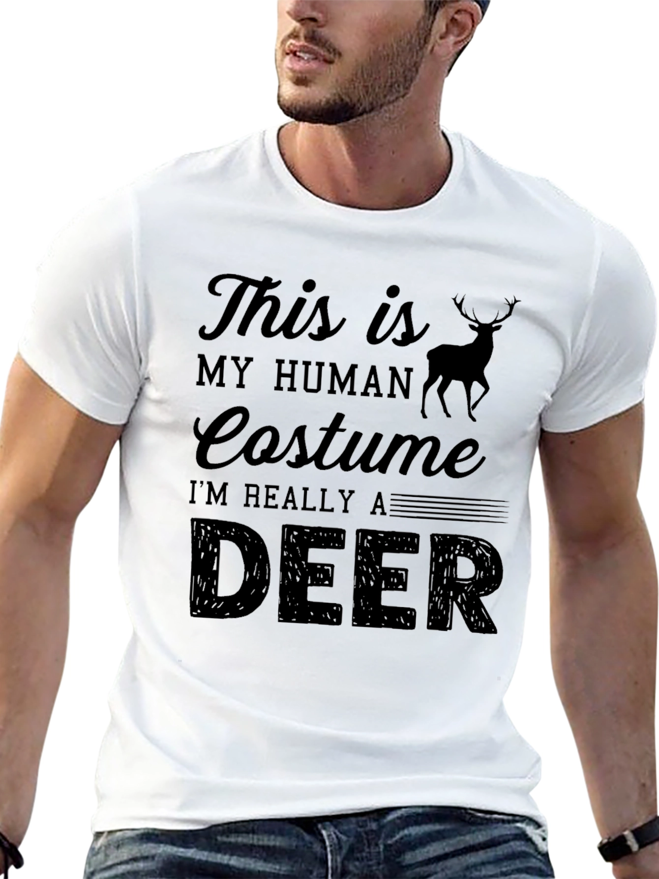 Funny Deer Costume T-Shirt