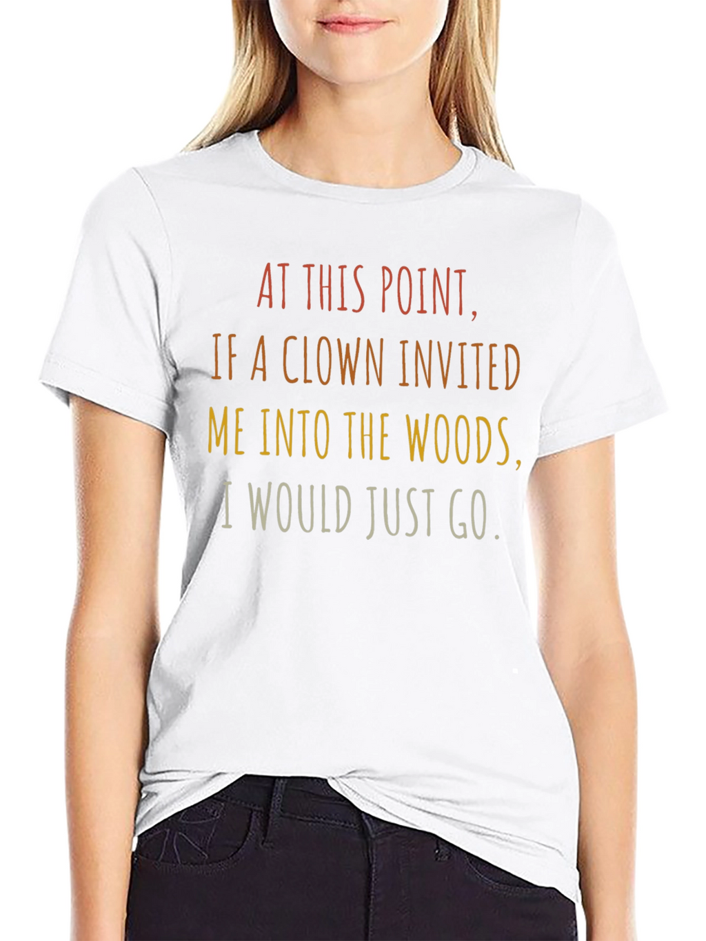 Clown Woods Graphic Tee - Funny Sarcastic T-Shirt