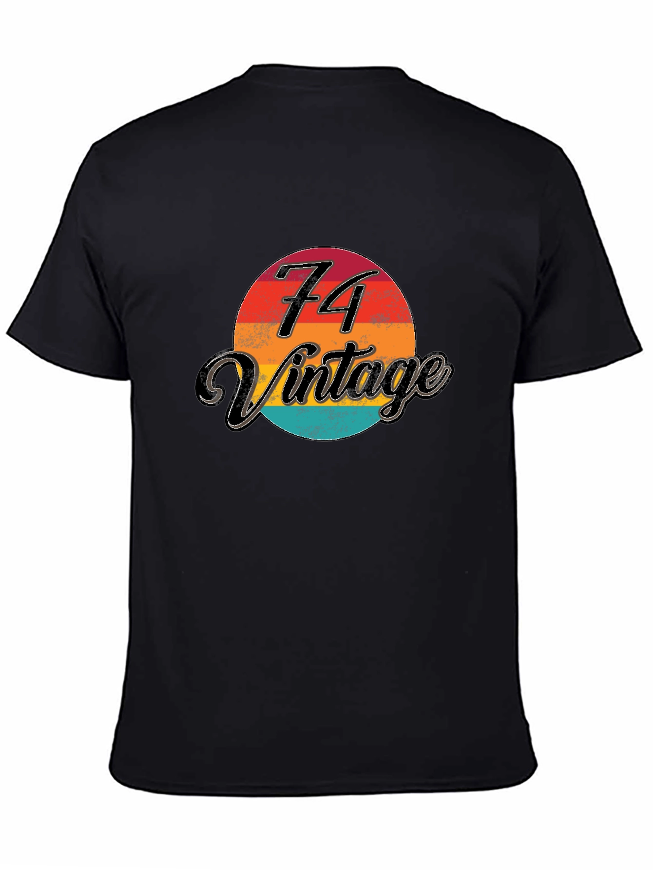 Vintage 1974 Graphic Tee - Retro Birthday Shirt