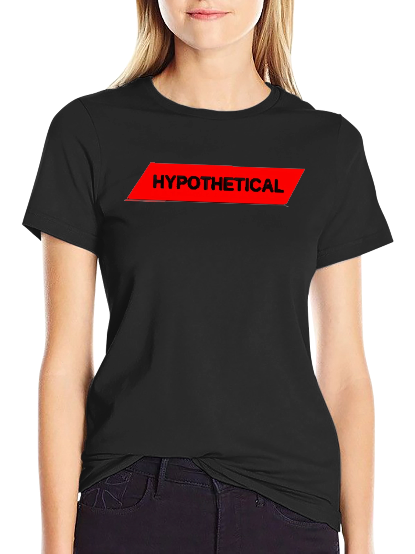 Hypothetical Graphic Tee - Black
