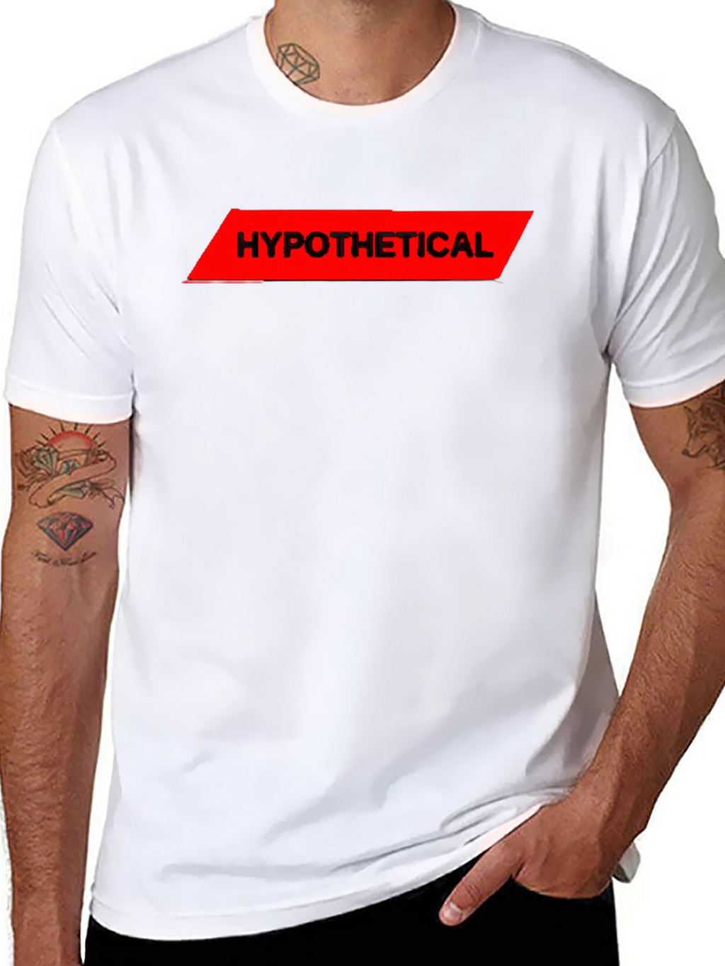 Hypothetical Graphic Tee - Black