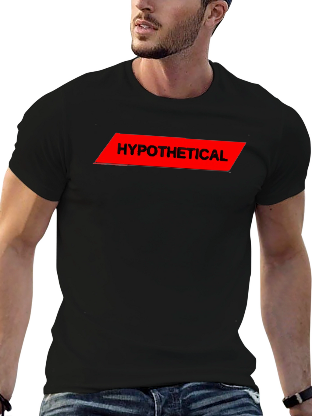 Hypothetical Graphic Tee - Black