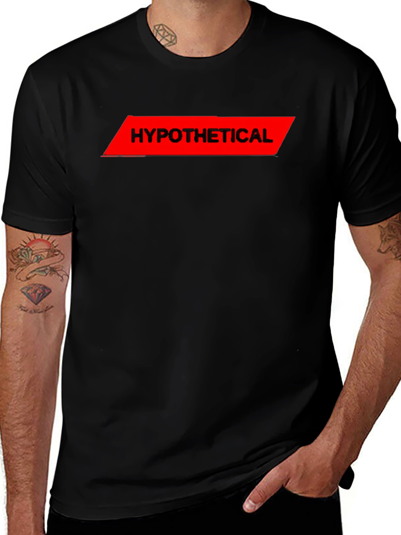 Hypothetical Graphic Tee - Black