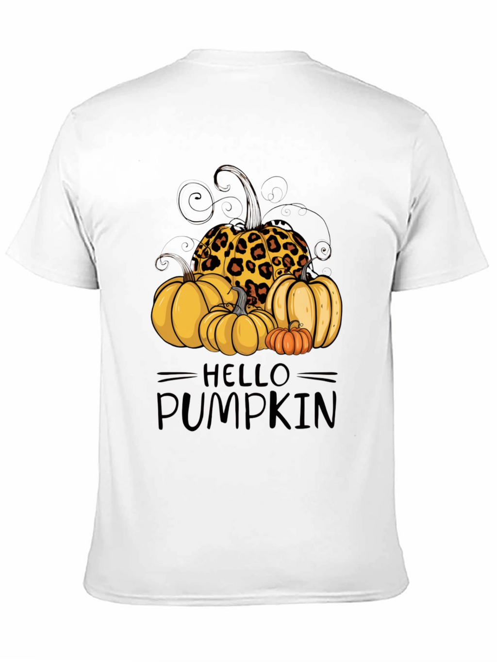Hello Pumpkin Leopard Print T-Shirt