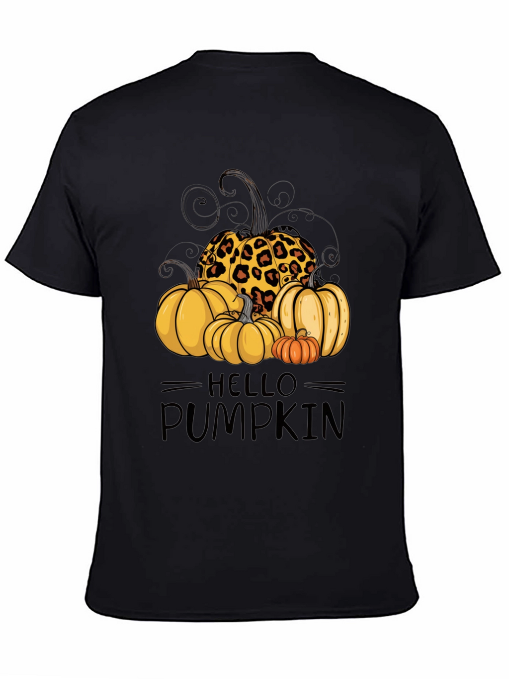 Hello Pumpkin Leopard Print T-Shirt
