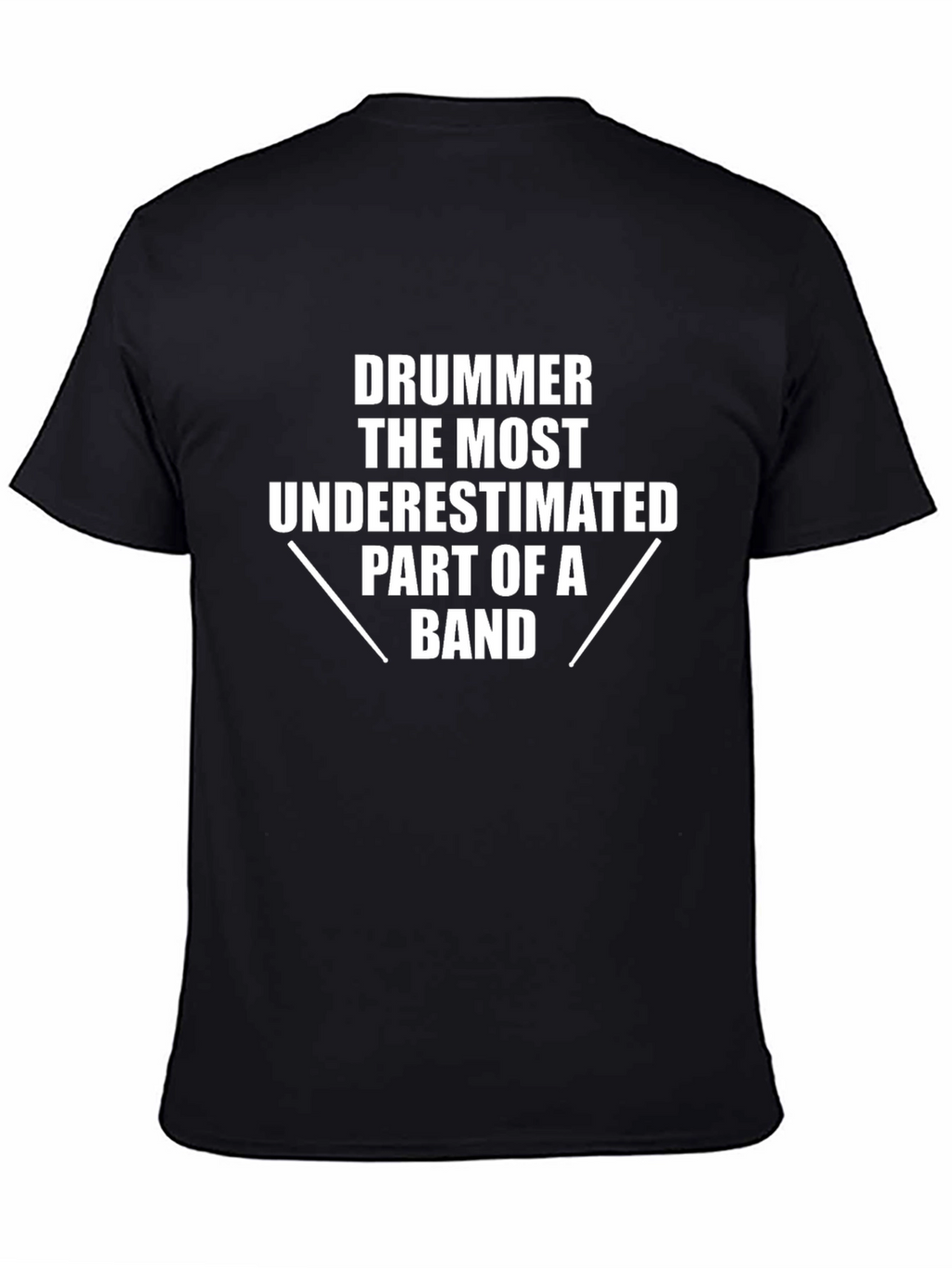 Drummer Underestimated Band Part Graphic Tee
