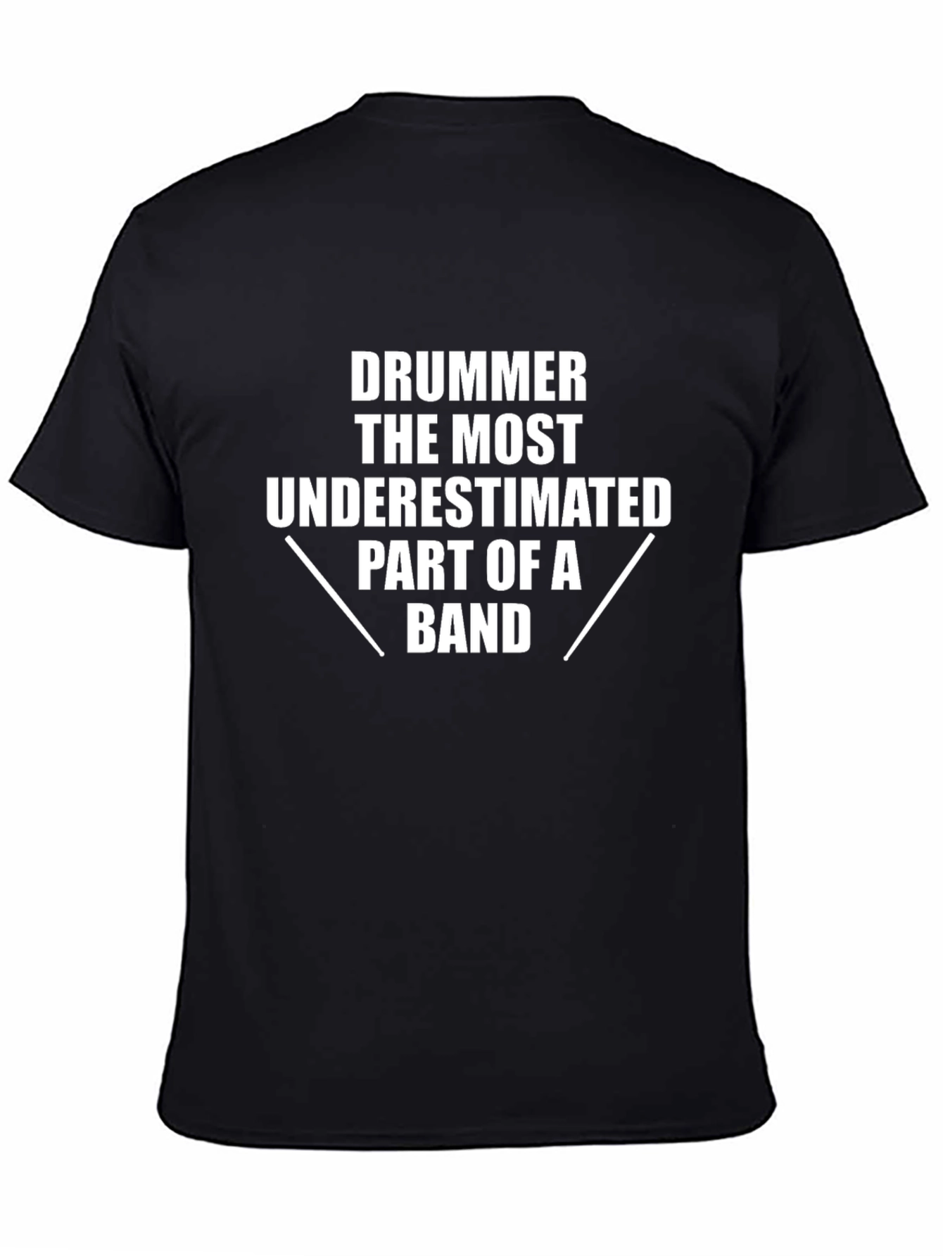 Drummer Underestimated Band Part Graphic Tee