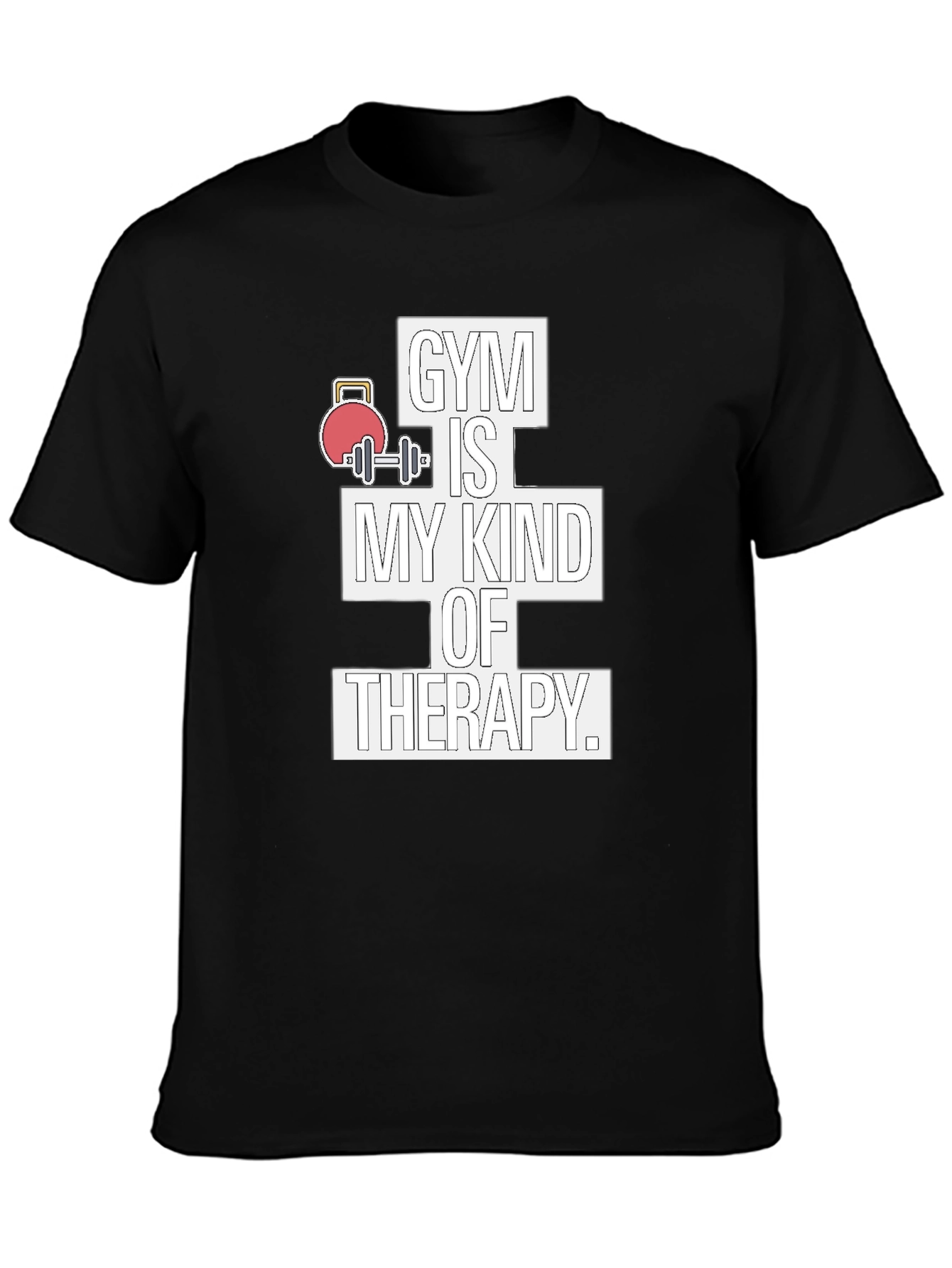 Gym is My Kind of Therapy Graphic T-Shirt