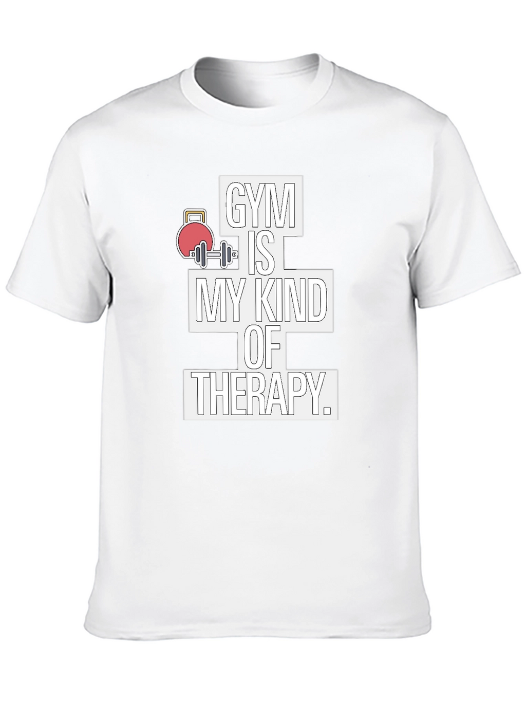 Gym is My Kind of Therapy Graphic T-Shirt