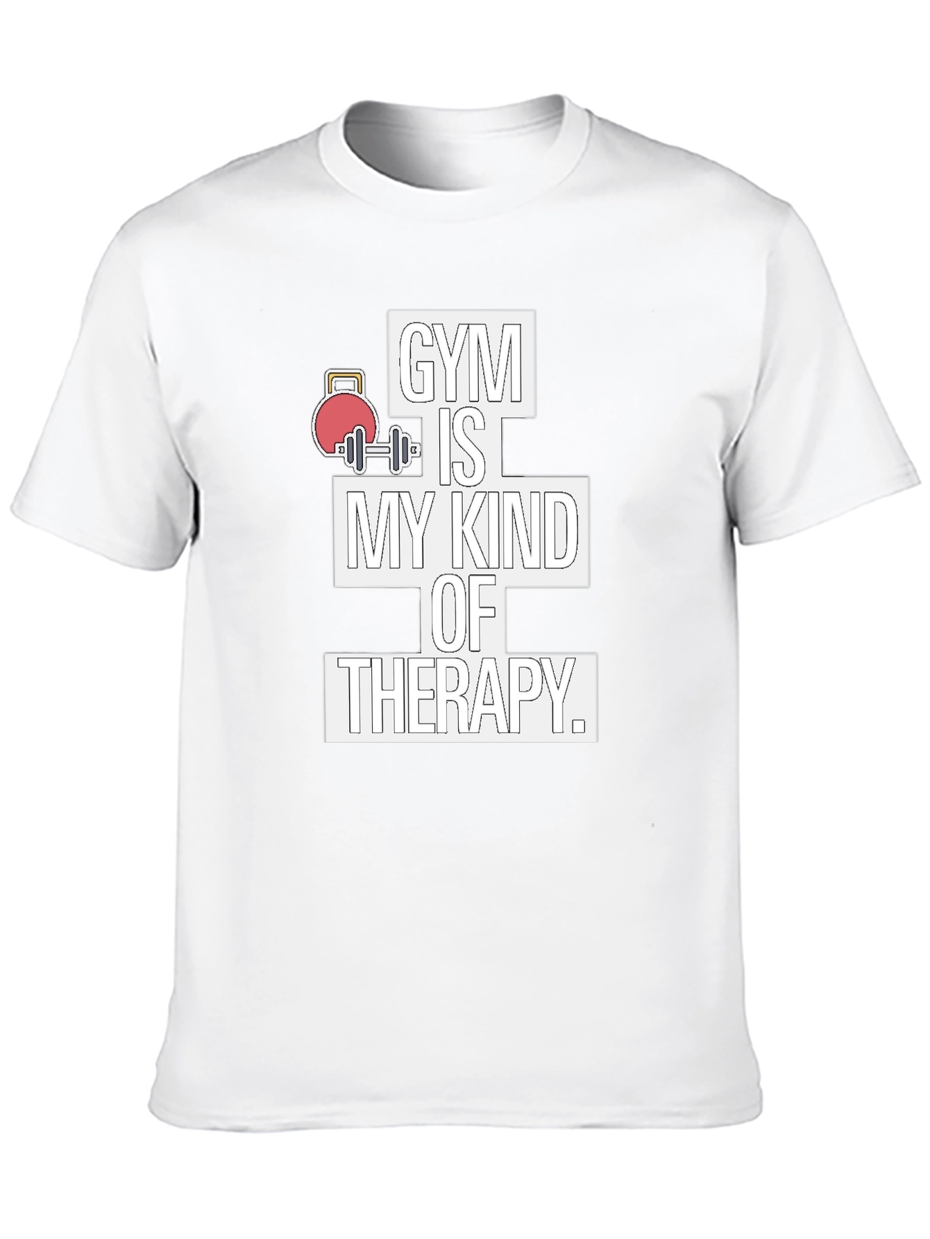 Gym is My Kind of Therapy Graphic T-Shirt