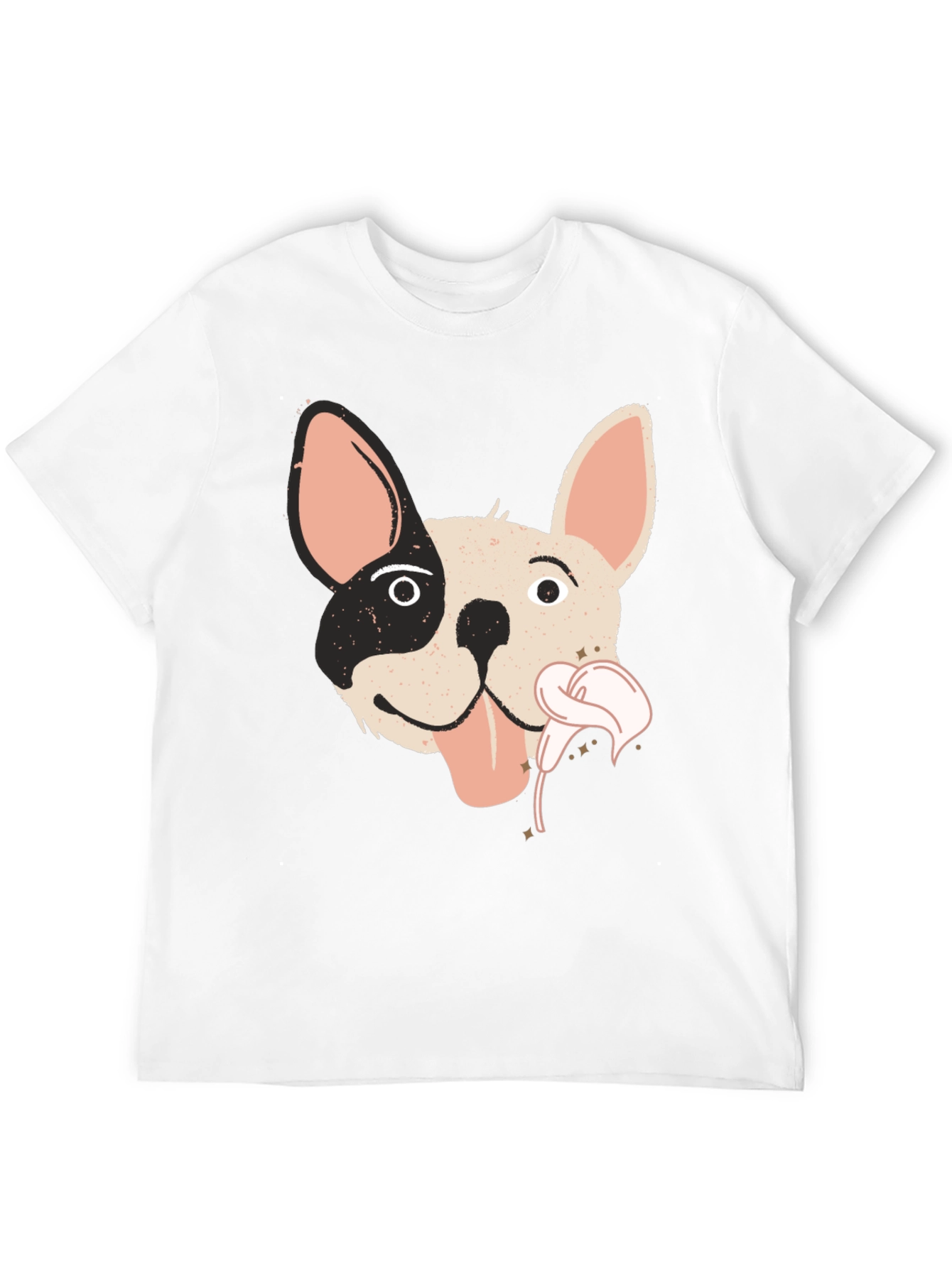 Dog Graphic Tee - Funky Frenchie T-Shirt