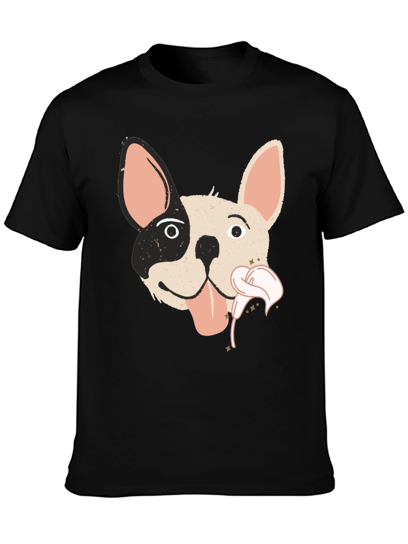 Dog Graphic Tee - Funky Frenchie T-Shirt