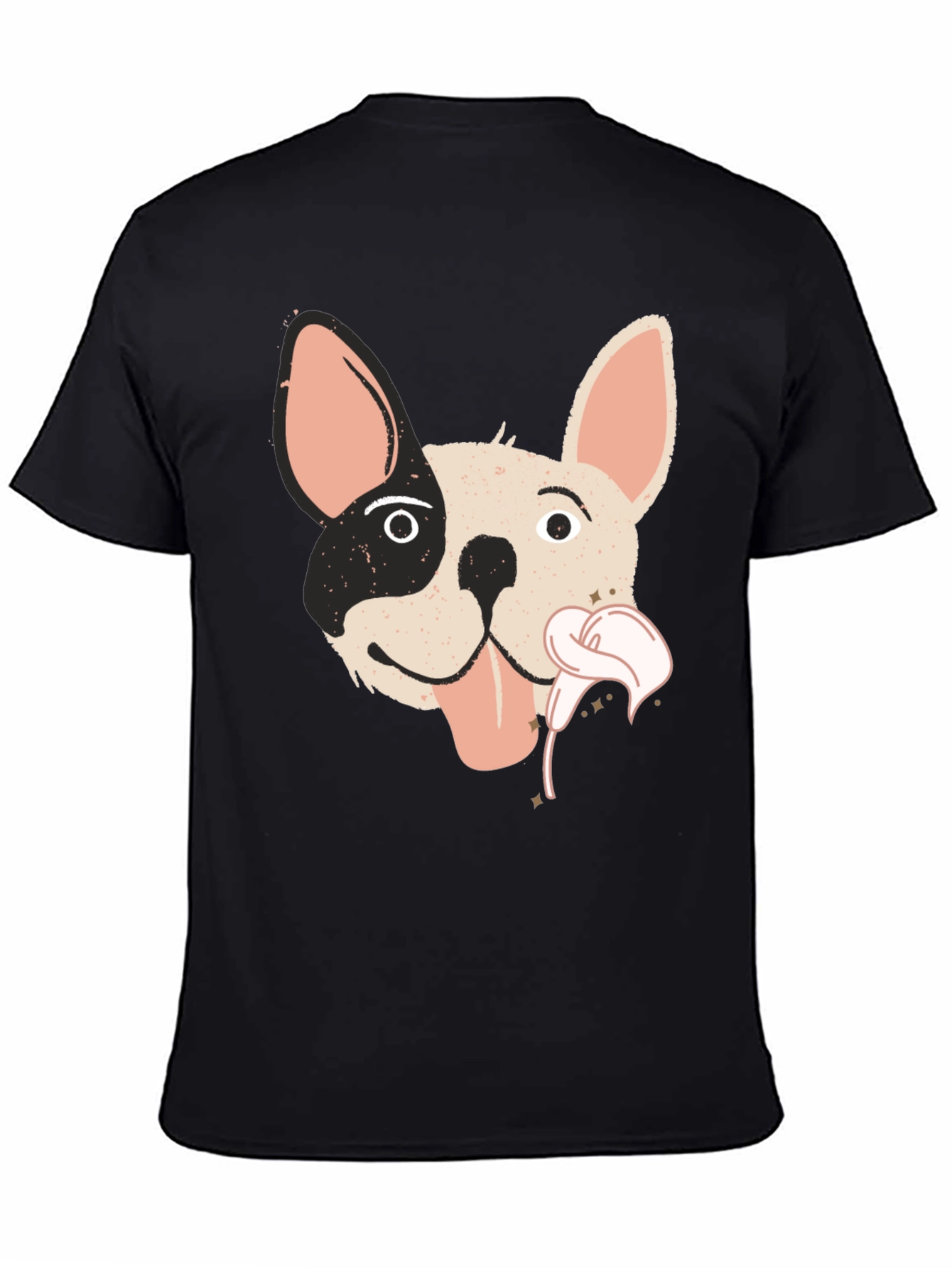 Dog Graphic Tee - Funky Frenchie T-Shirt