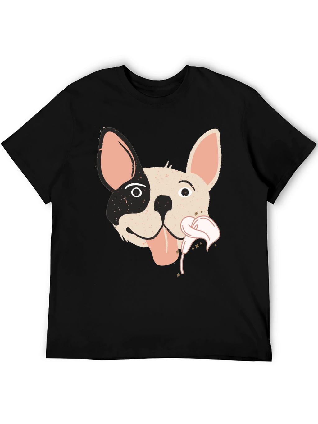 Dog Graphic Tee - Funky Frenchie T-Shirt