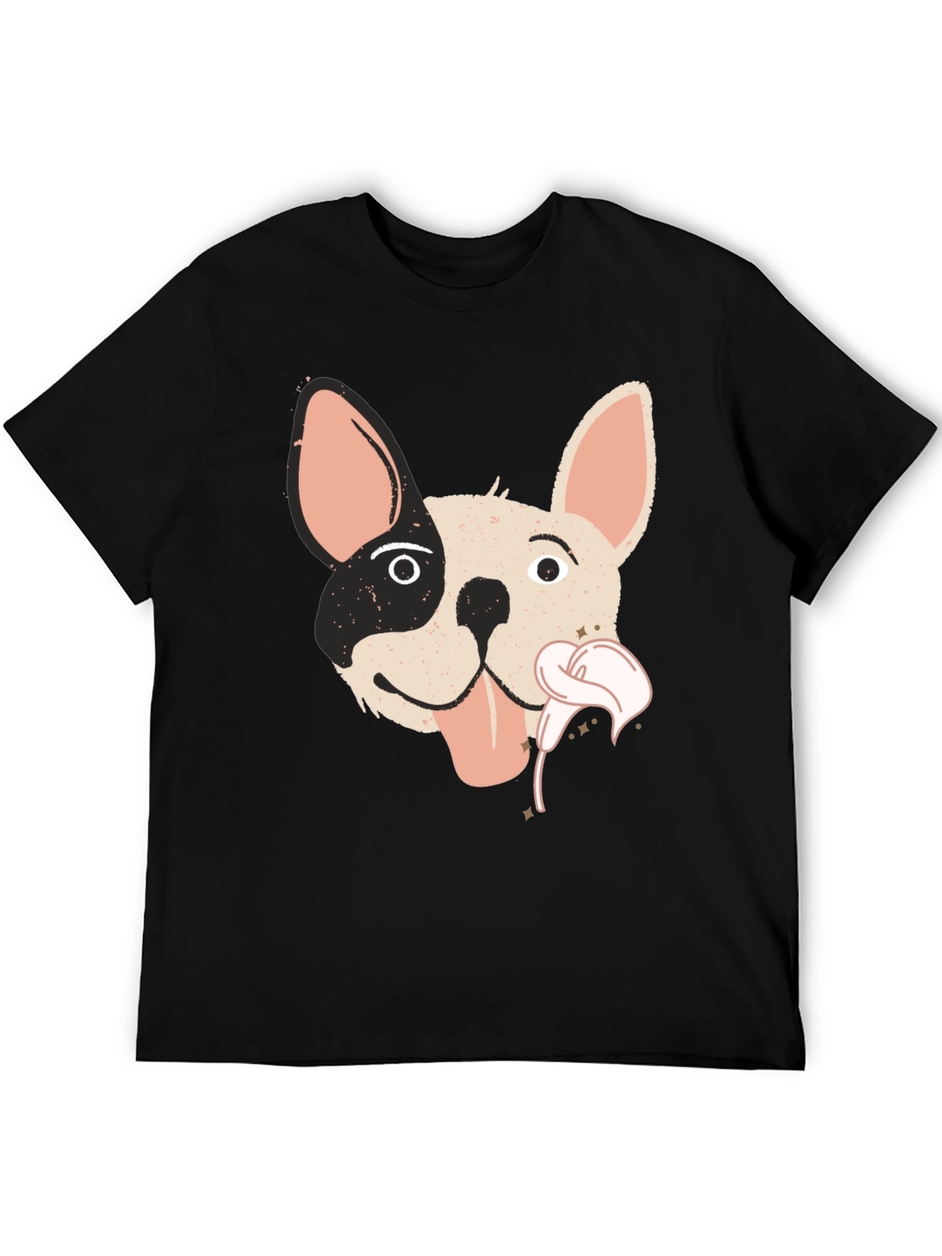 Dog Graphic Tee - Funky Frenchie T-Shirt