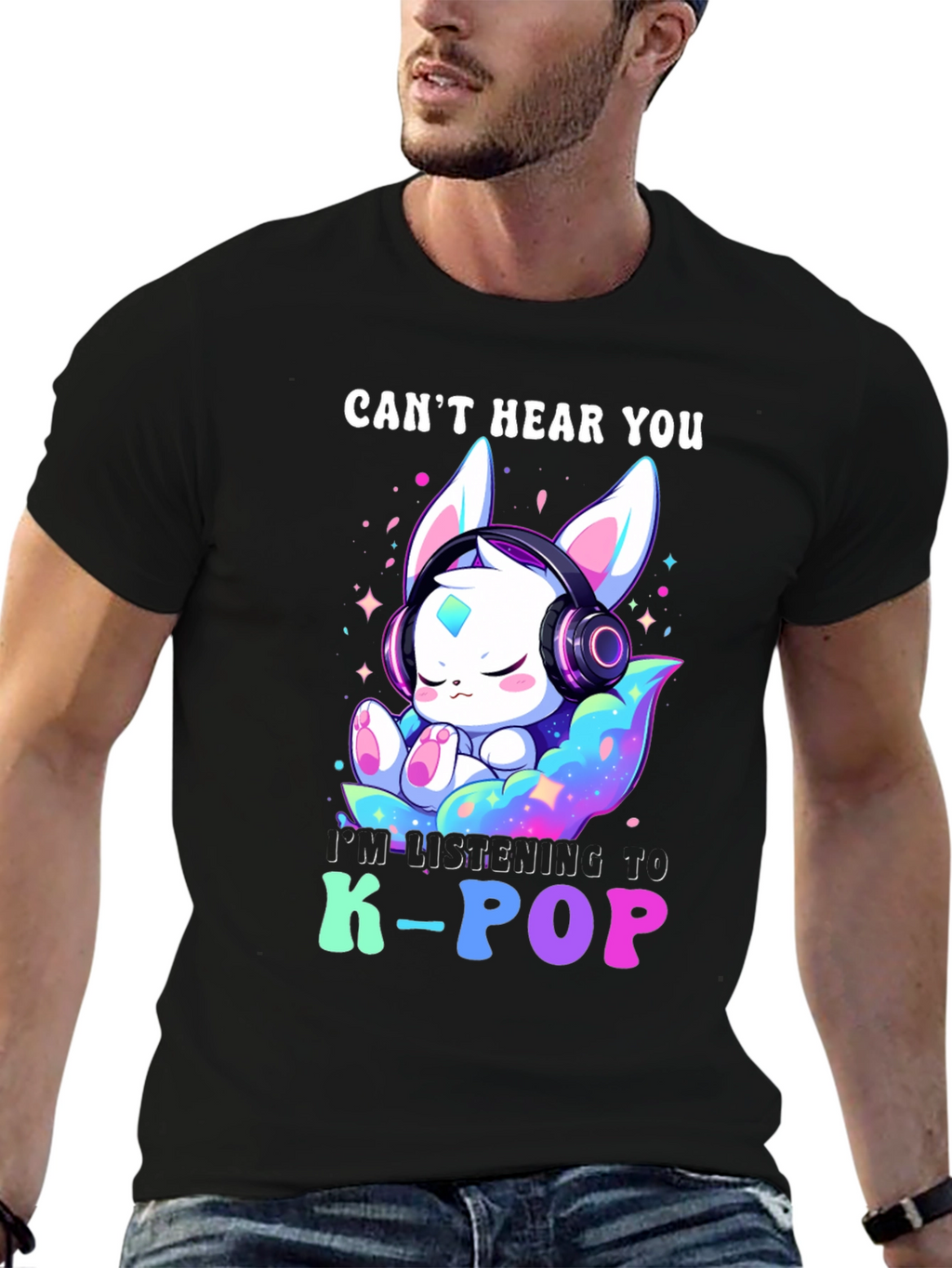 K-Pop Fan T-Shirt - Cant Hear You