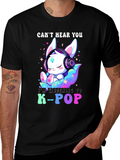 K-Pop Fan T-Shirt - Cant Hear You