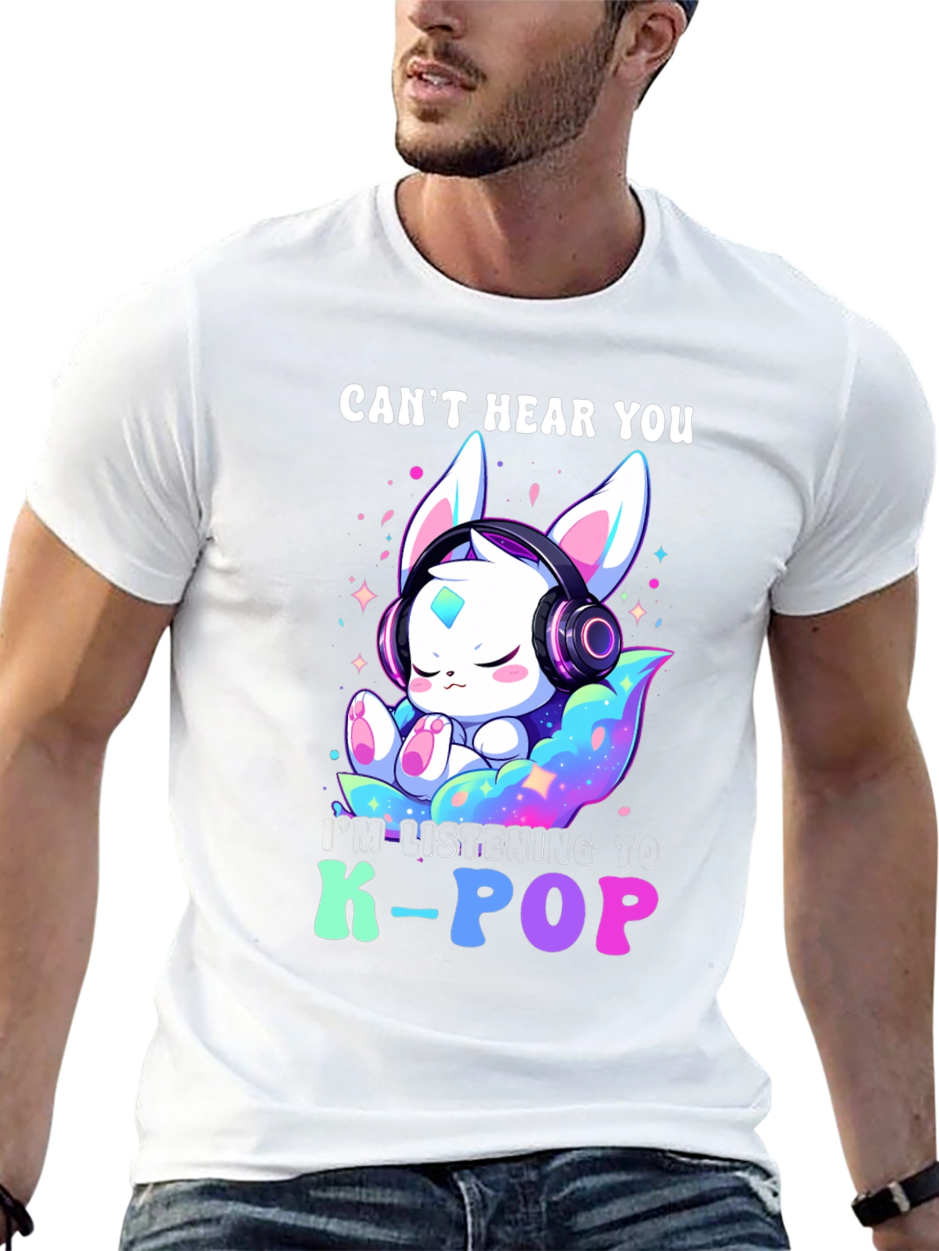 K-Pop Fan T-Shirt - Cant Hear You