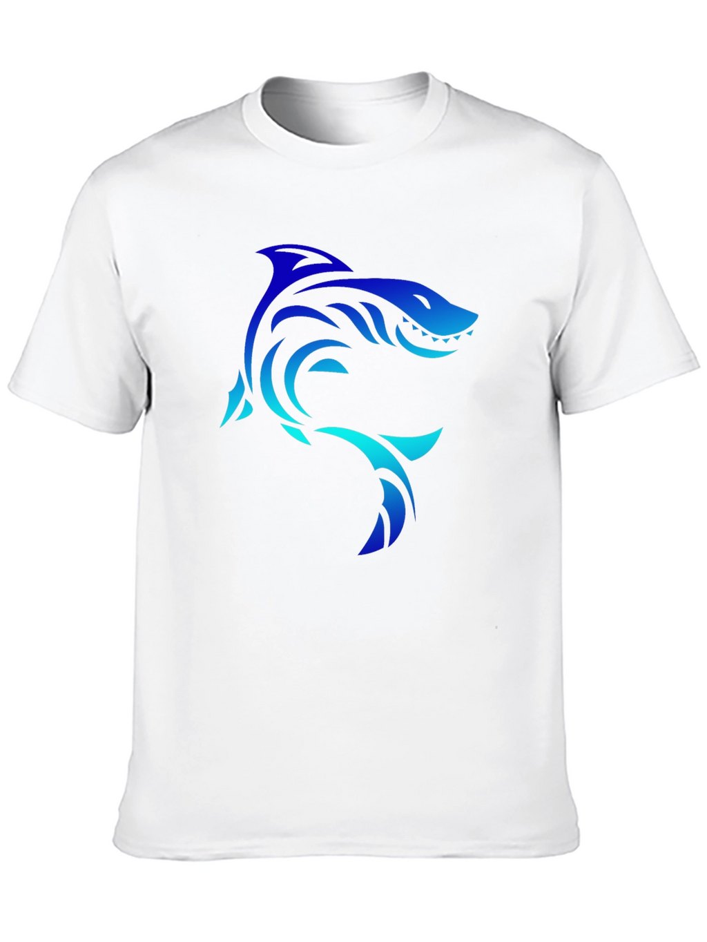 Shark Graphic Black Tee - Cool Unique Design