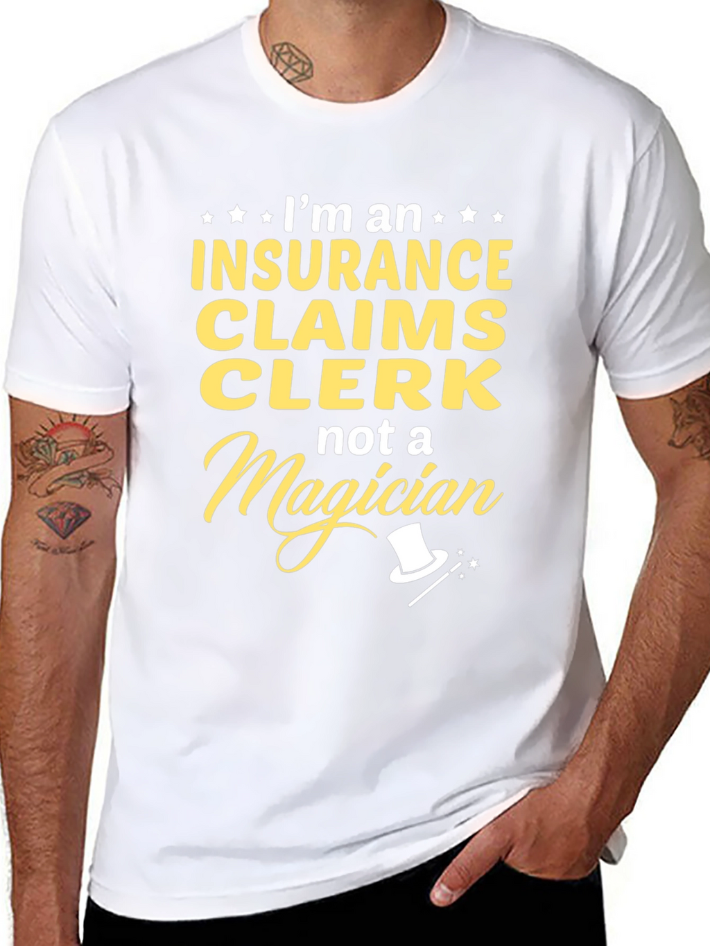 Insurance Claims Clerk Novelty Graphic T-Shirt