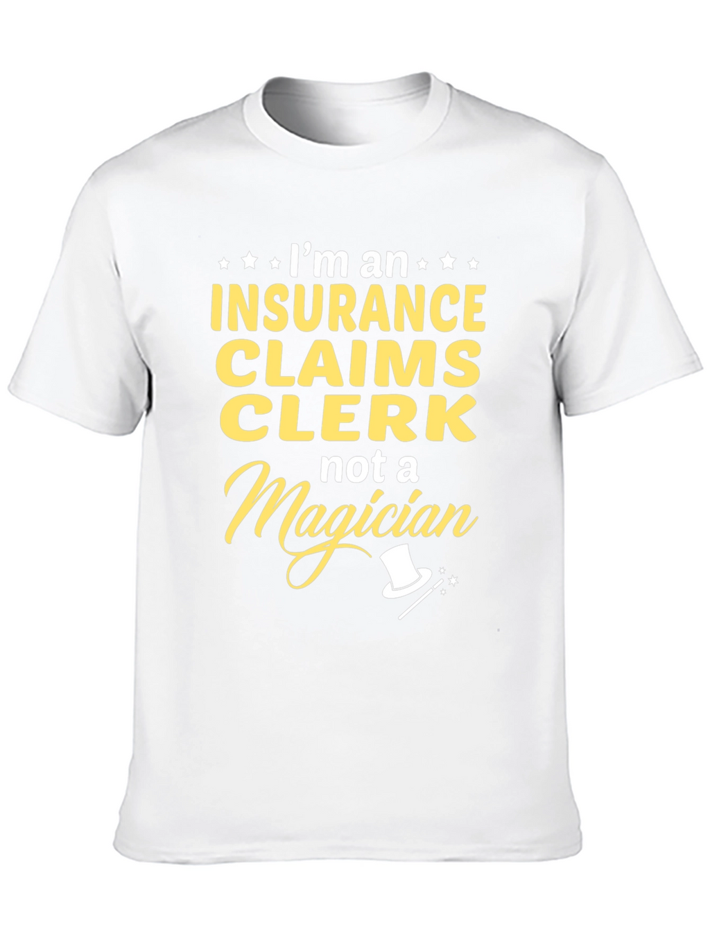 Insurance Claims Clerk Novelty Graphic T-Shirt
