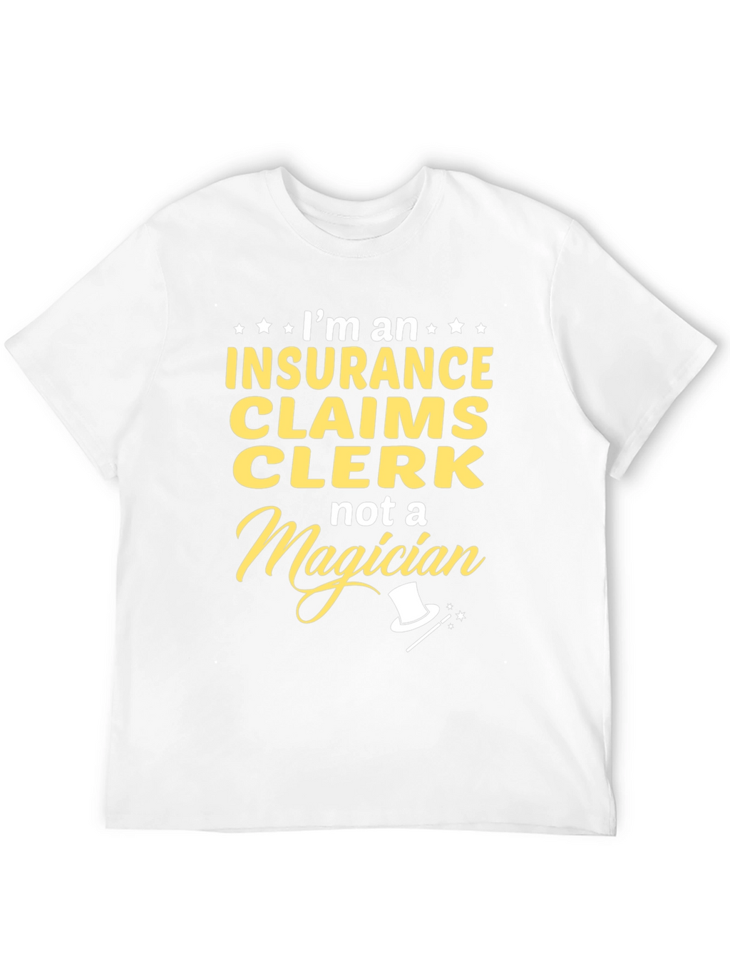 Insurance Claims Clerk Novelty Graphic T-Shirt