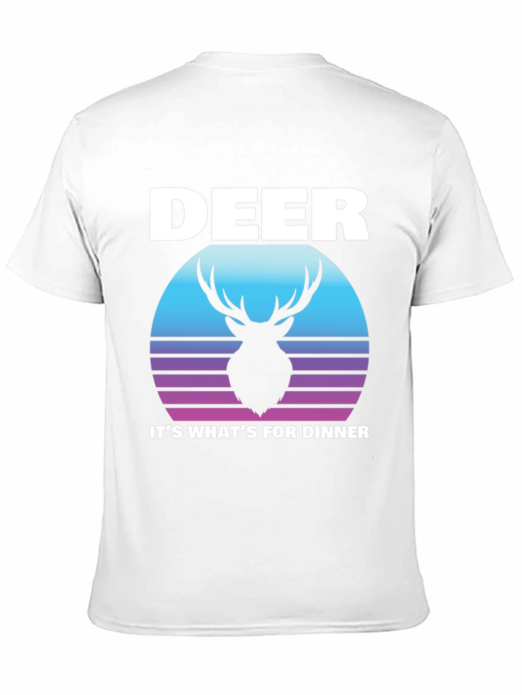 Deer for Dinner Graphic Tee - Black