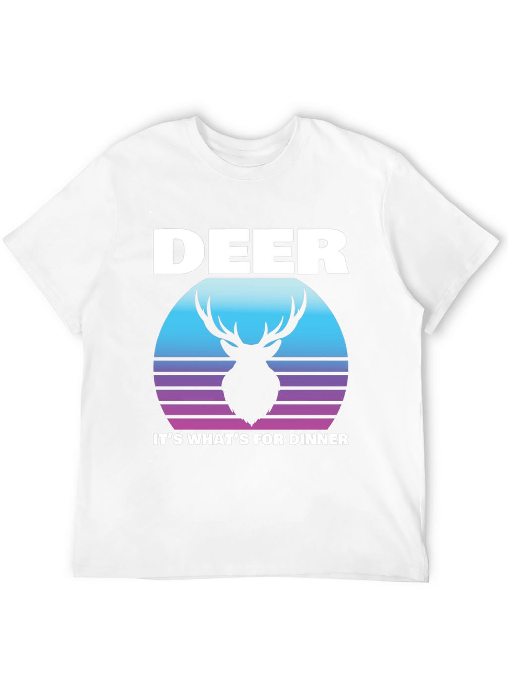 Deer for Dinner Graphic Tee - Black